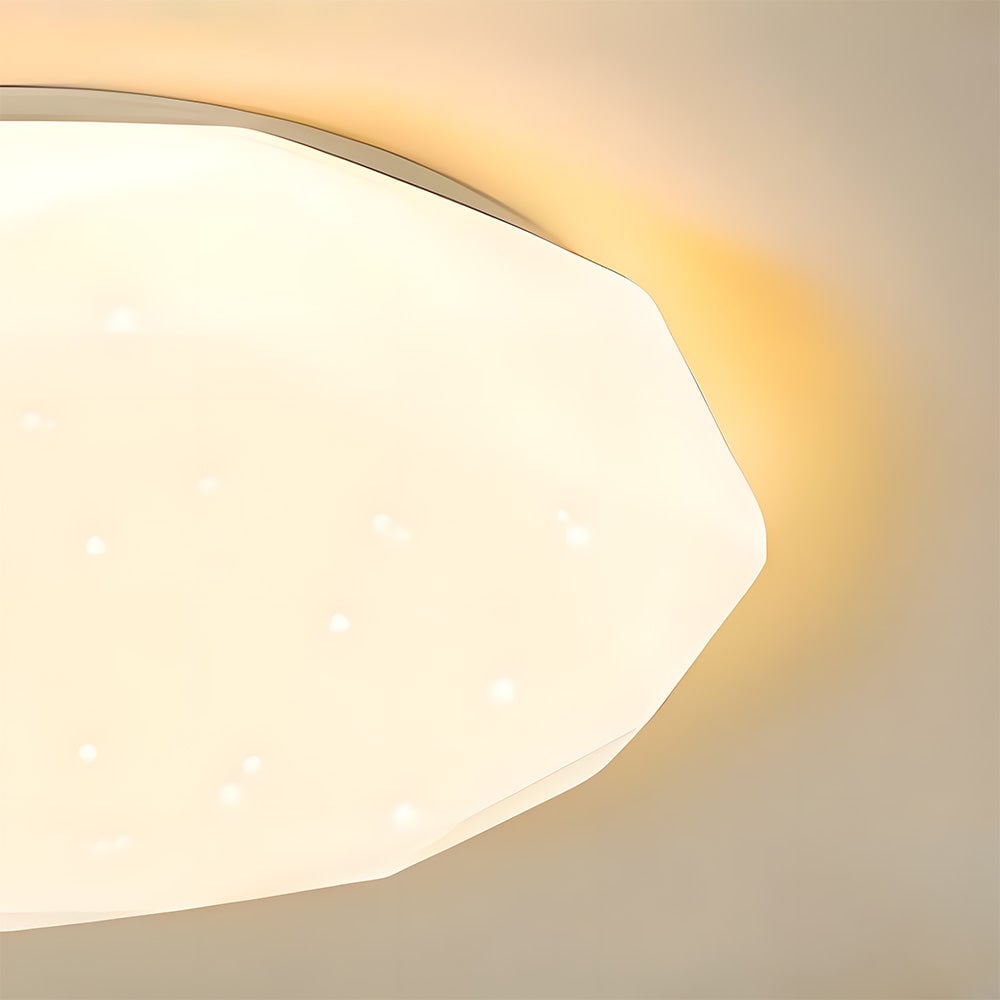 ユニークな星空アクリルフラッシュマウント寝室用シーリングライト