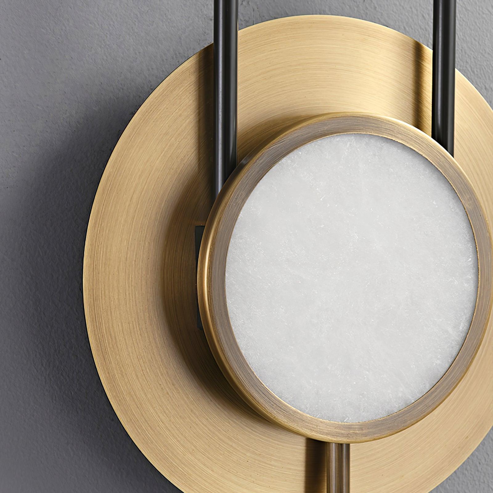 円形大理石ウォールライト