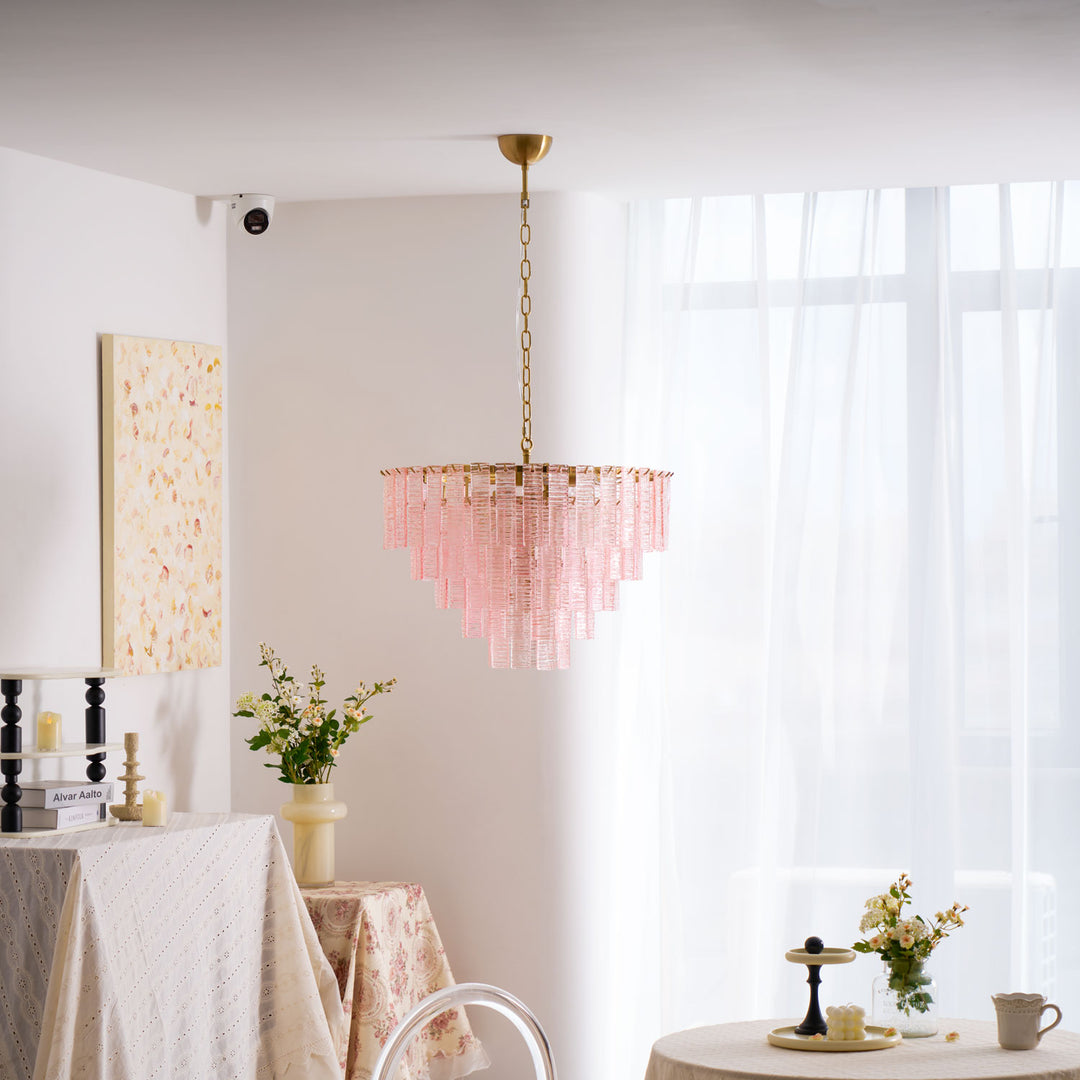 Opalora Pink Chandelier