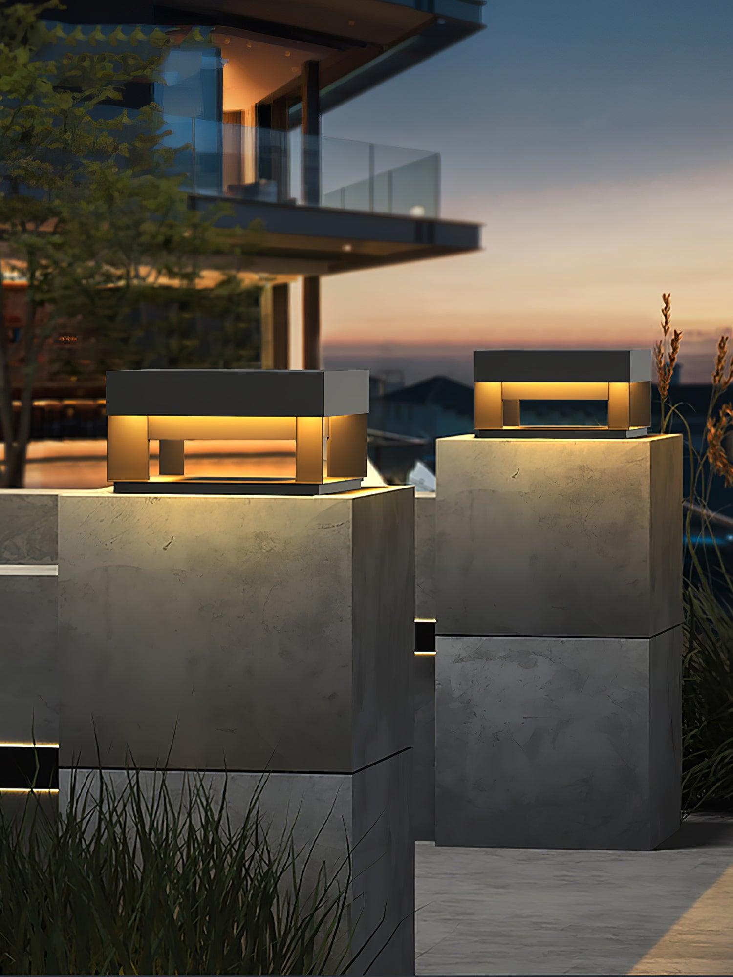 ブラックボックス屋外ポストライト