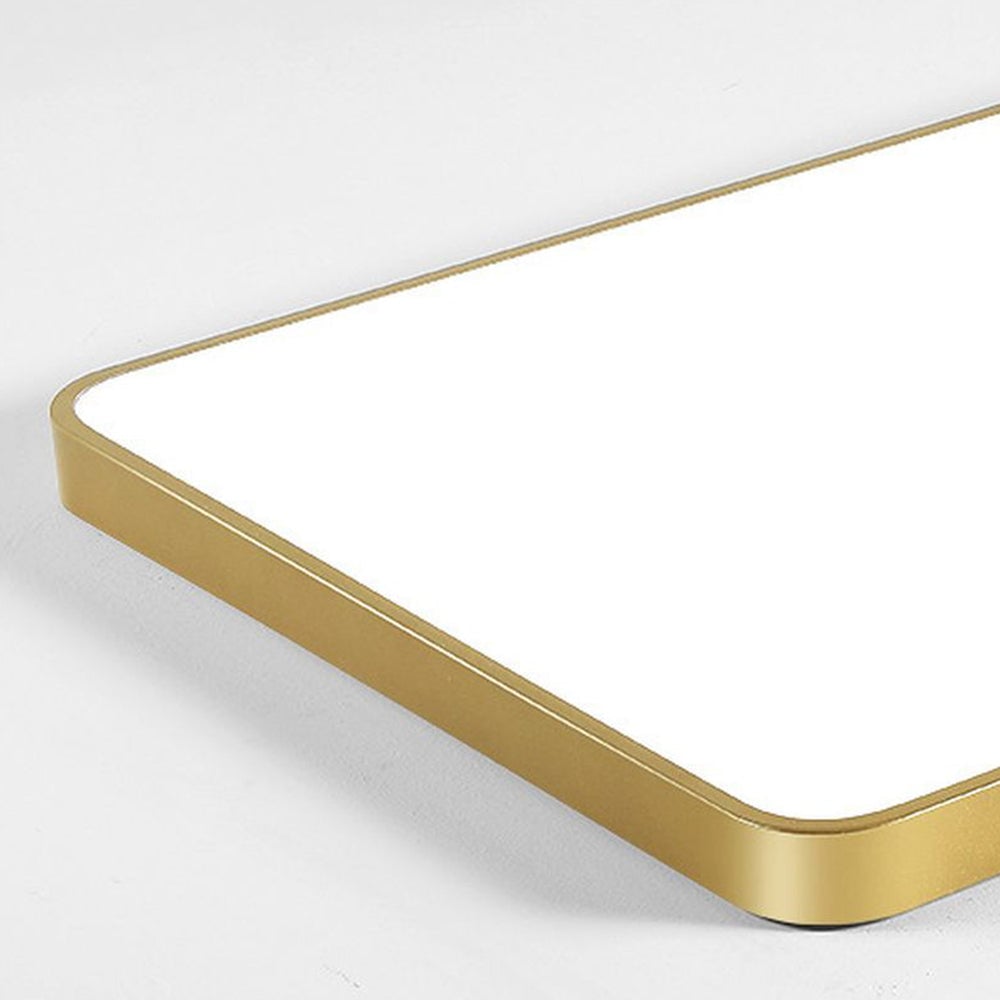 シックなゴールドアイアンLED寝室用シーリングライト