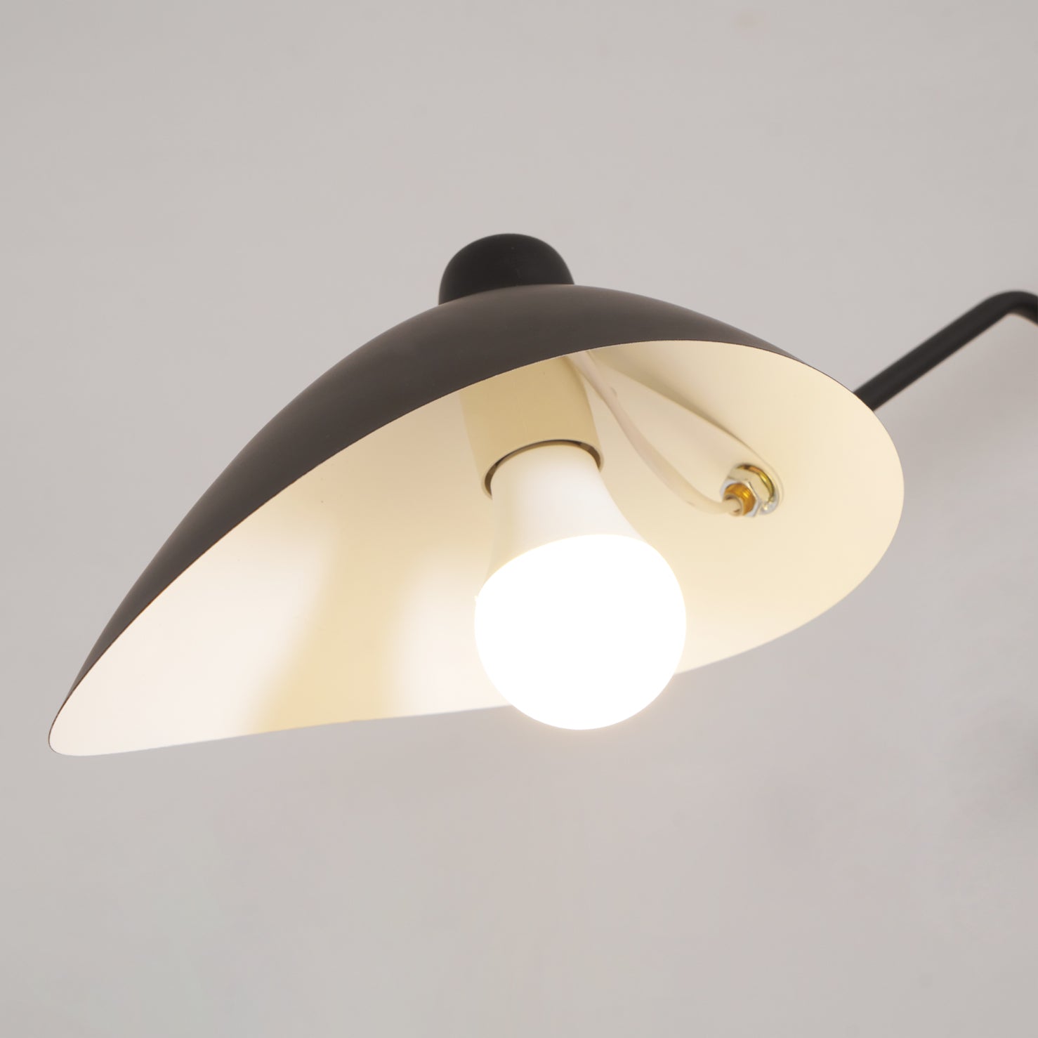 Horizontal Serge Mouille Ceiling Lamp A