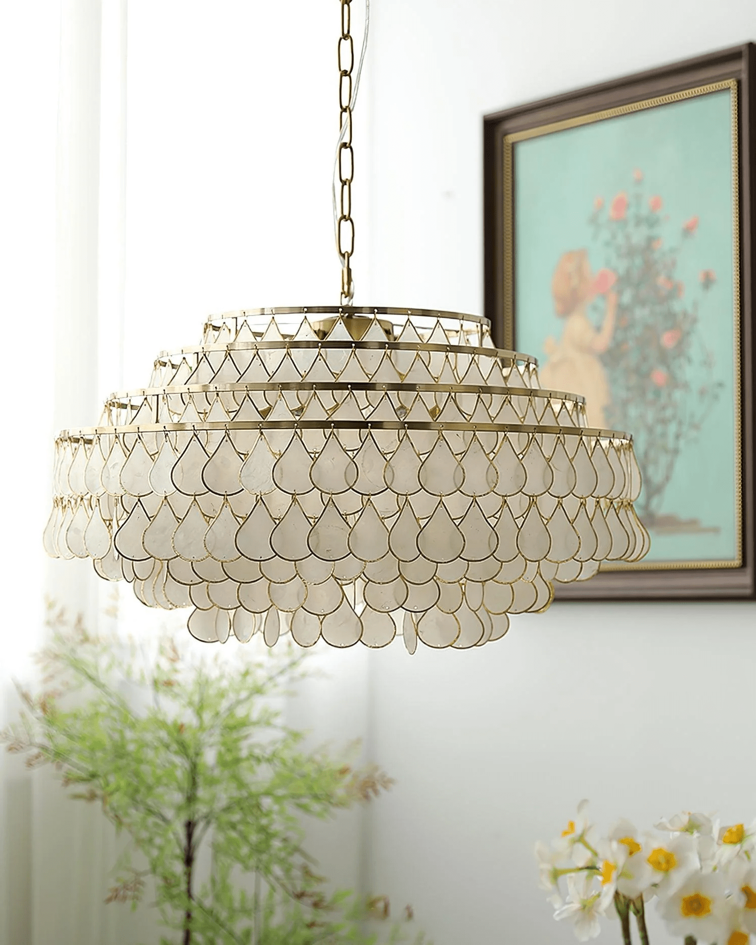 Abbington Shell Chandelier