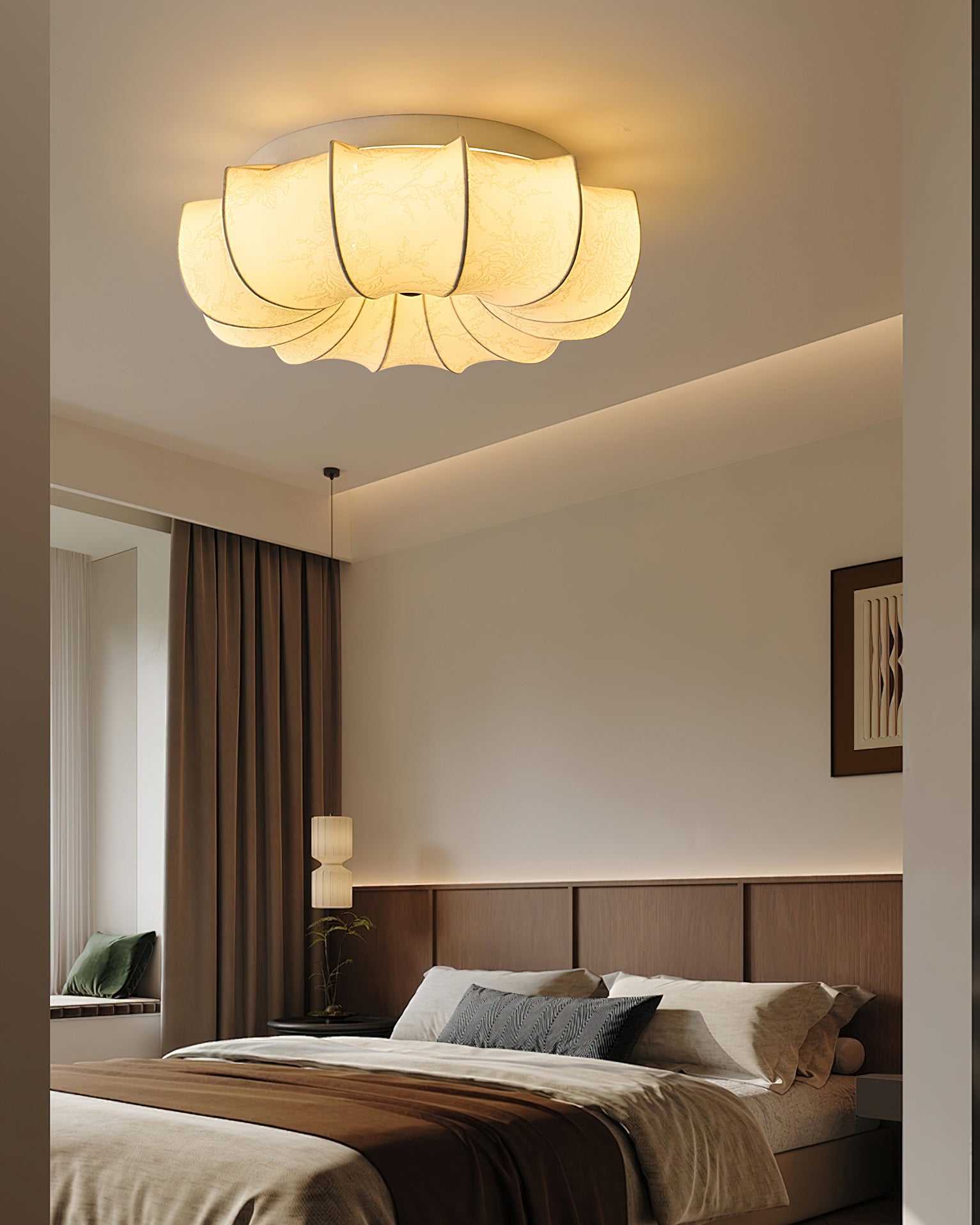 リッタ ファブリック シーリング ランプ