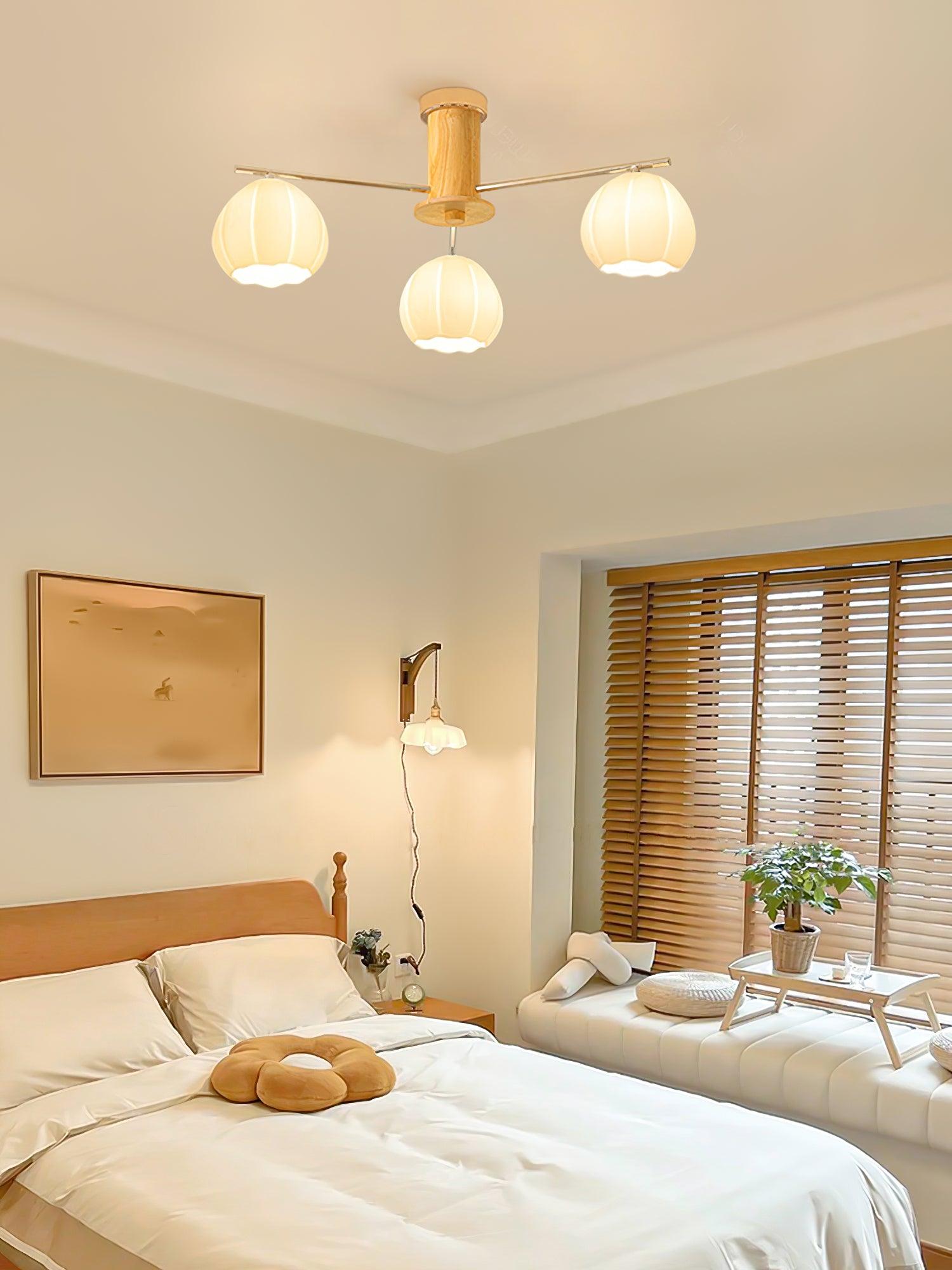 花のつぼみシーリングランプ