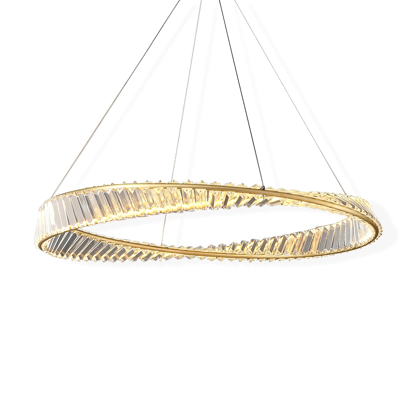 Ous クリスタル リング シャンデリア