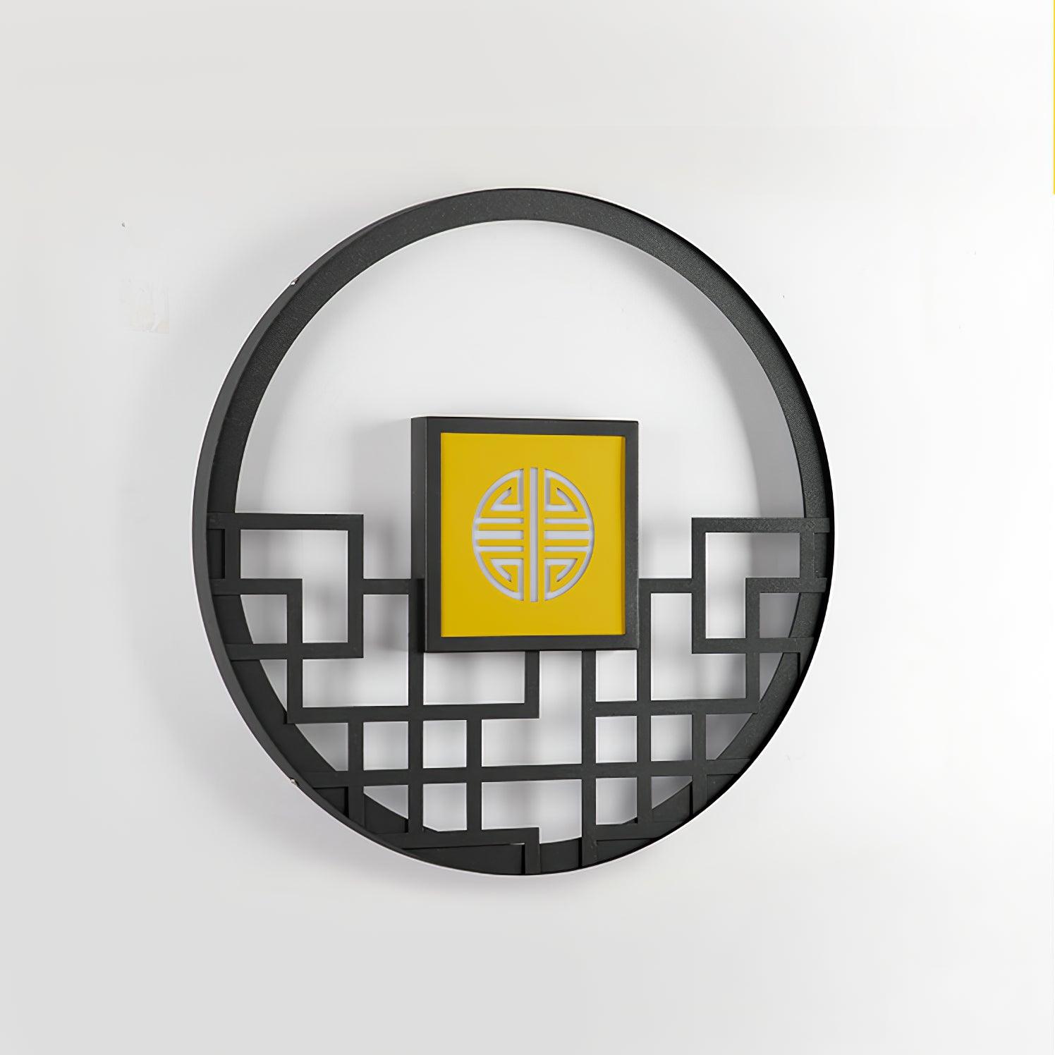 ラウンド屋外ウォールライト