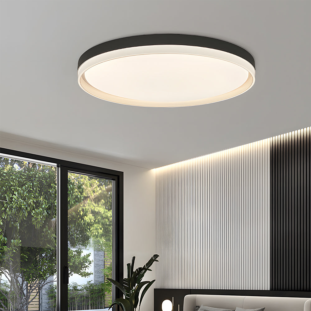 シンプルでミニマリストな超薄型フラッシュシーリングランプ