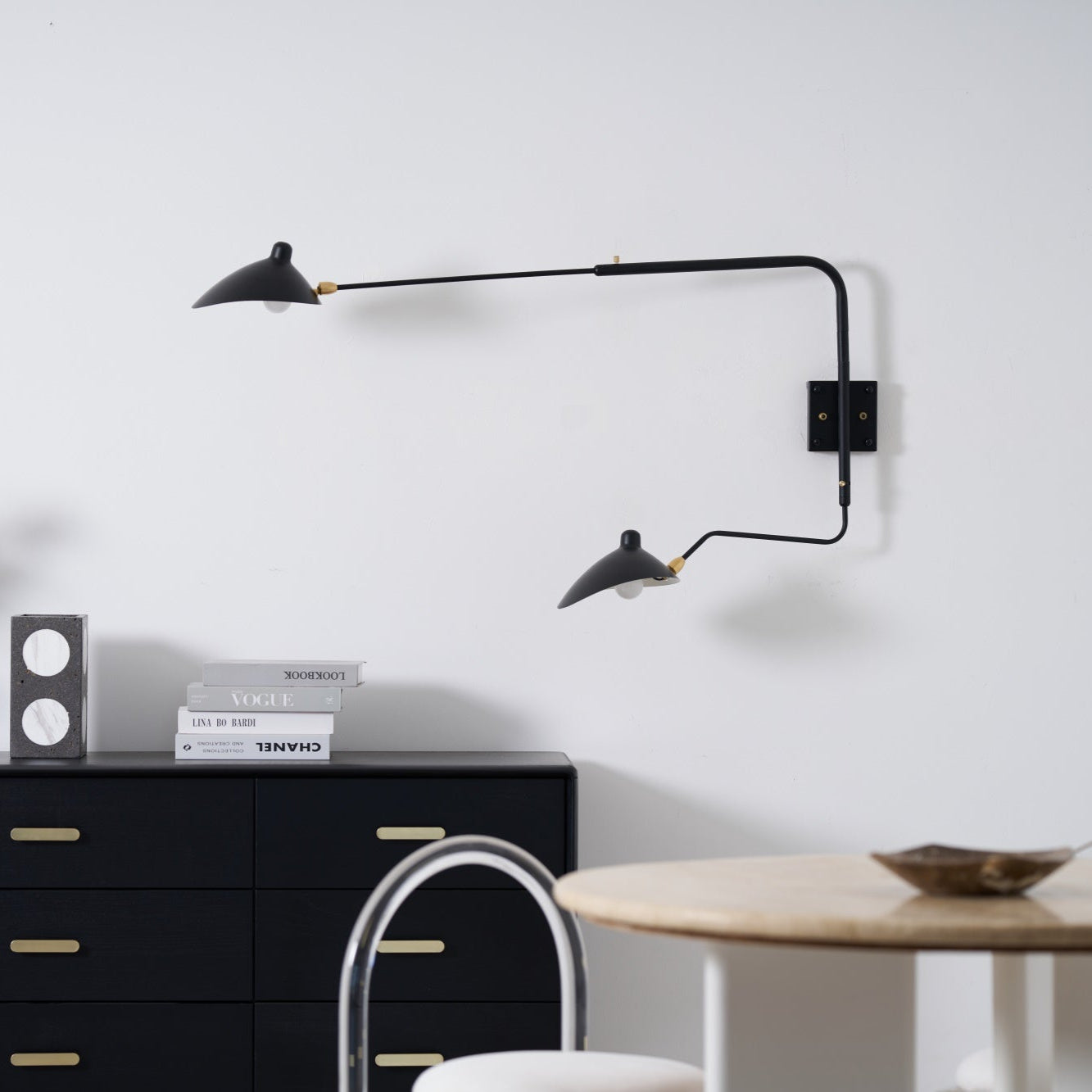 セルジュ・ムーユの壁取り付け用燭台