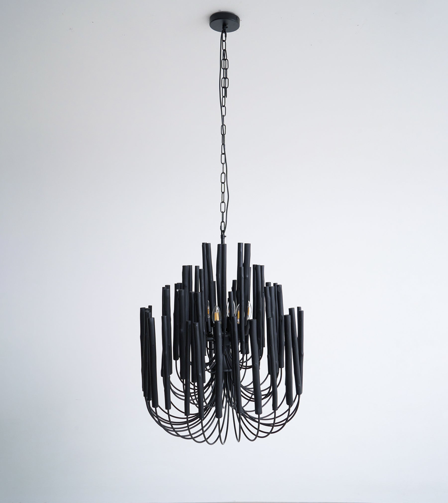 Dense Wooden stick Chandelier
