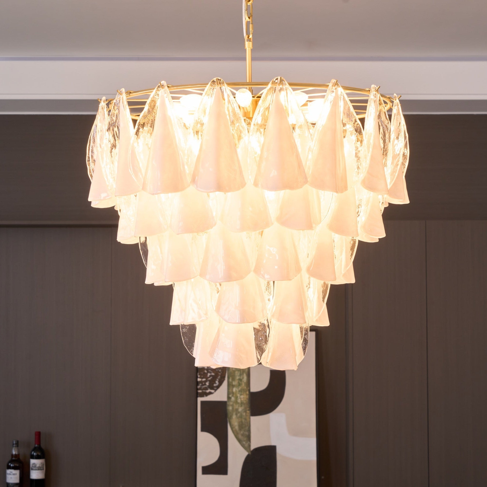 Lunara White Chandelier