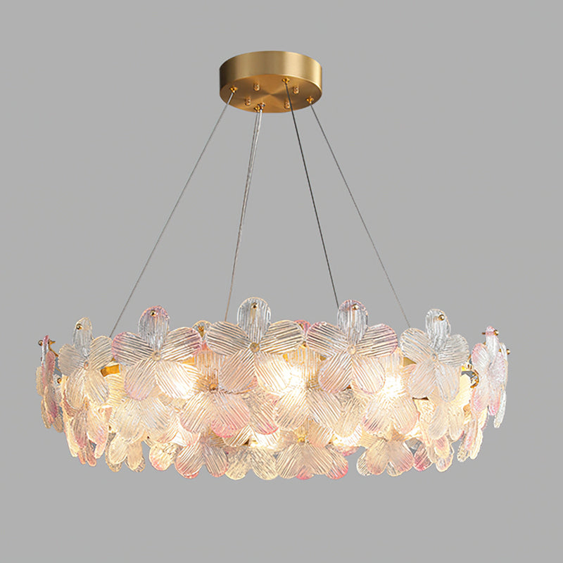 Charlotte Glass Flower Chandelier