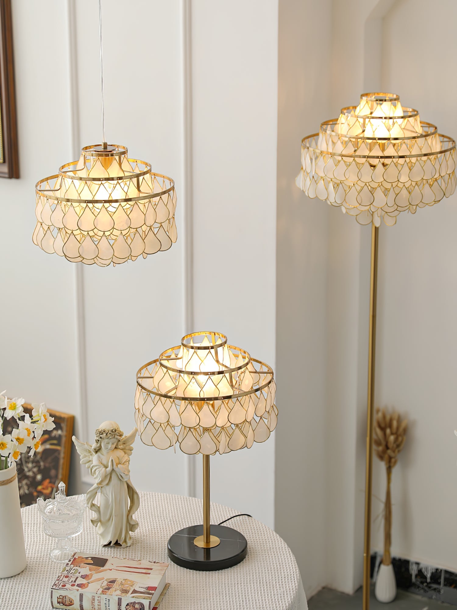 Abbington Shell Table lamp