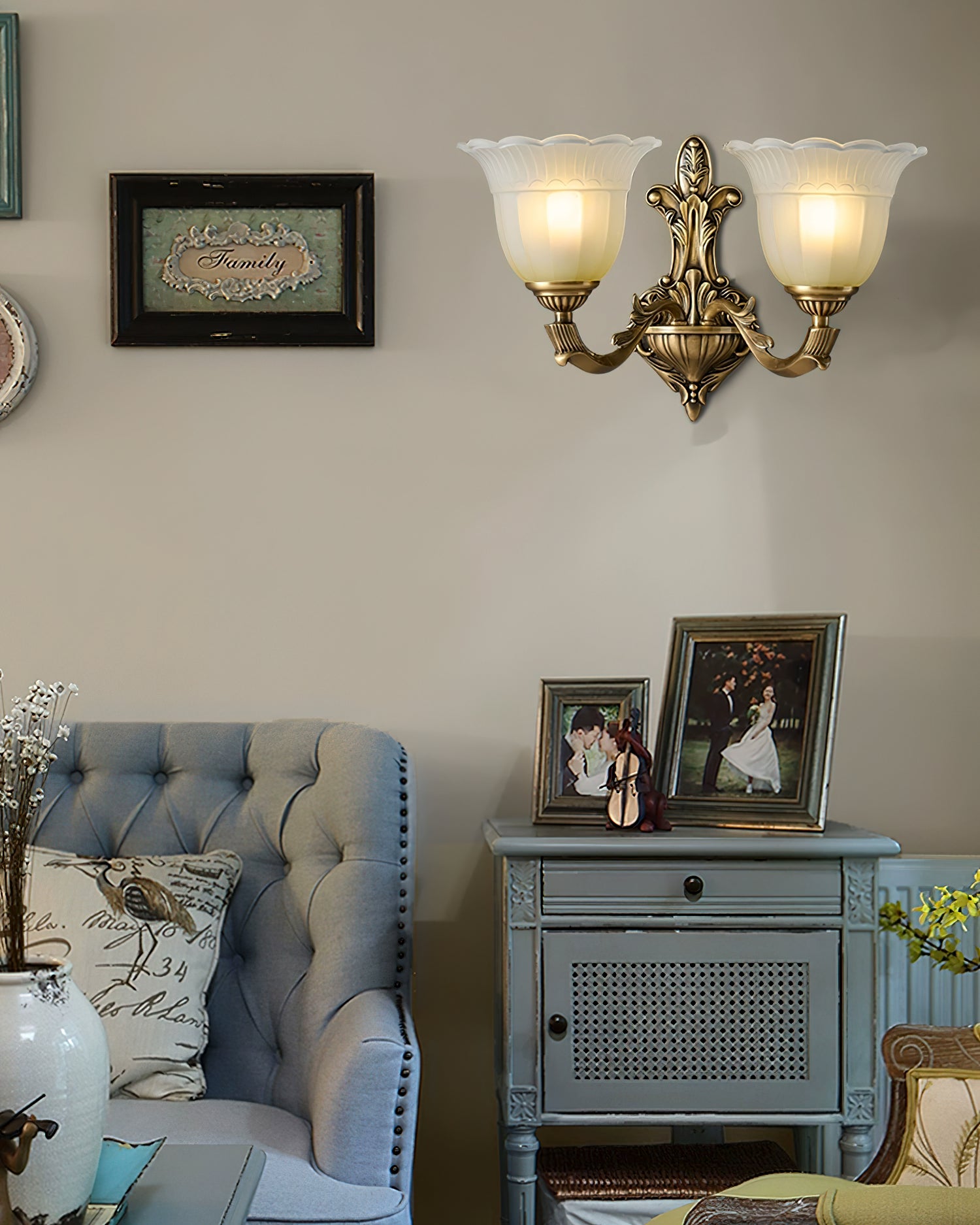 Pannon Floral Wall lamp