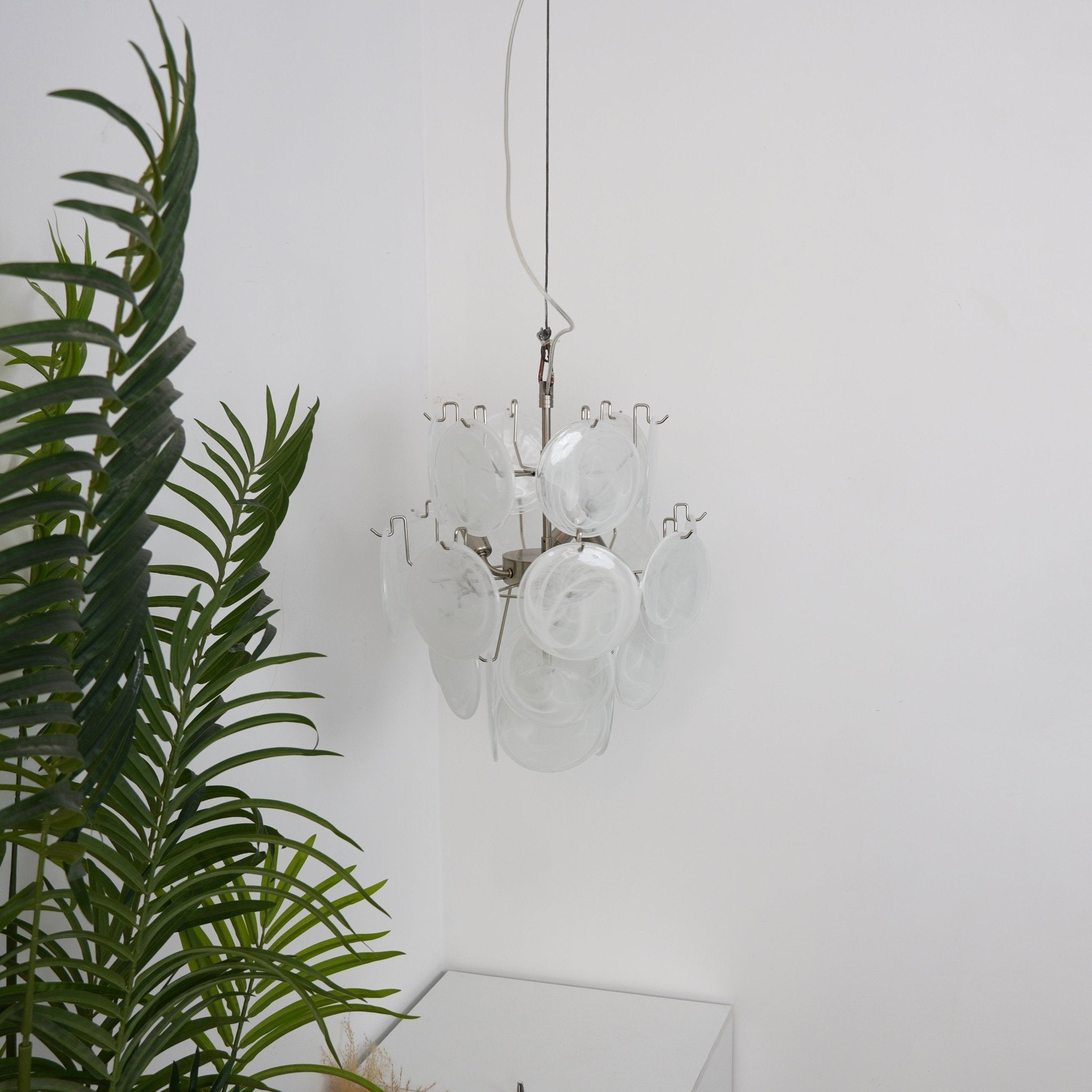 Loire Valley Glass Chandelier
