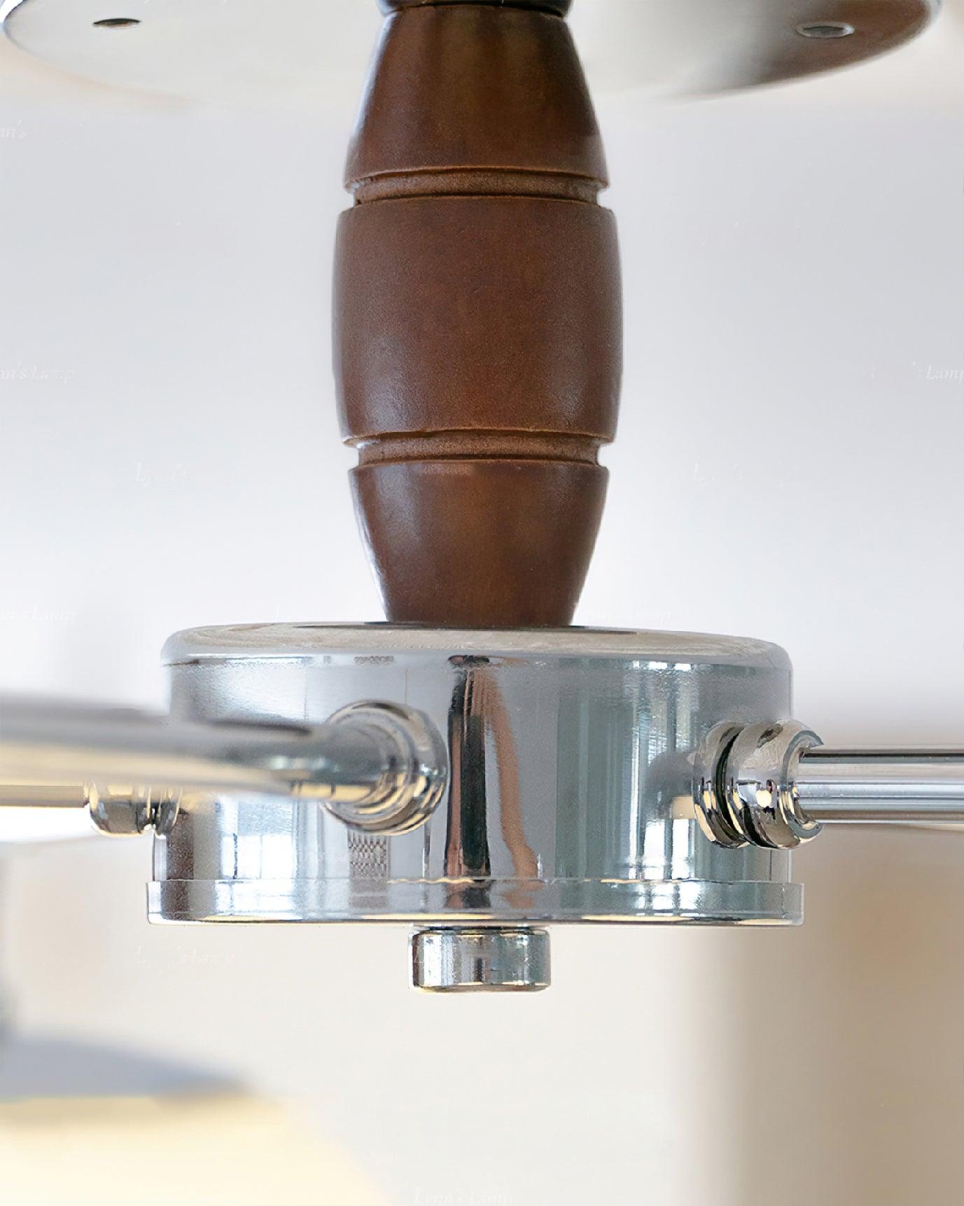 リブウォールナットシーリングランプ