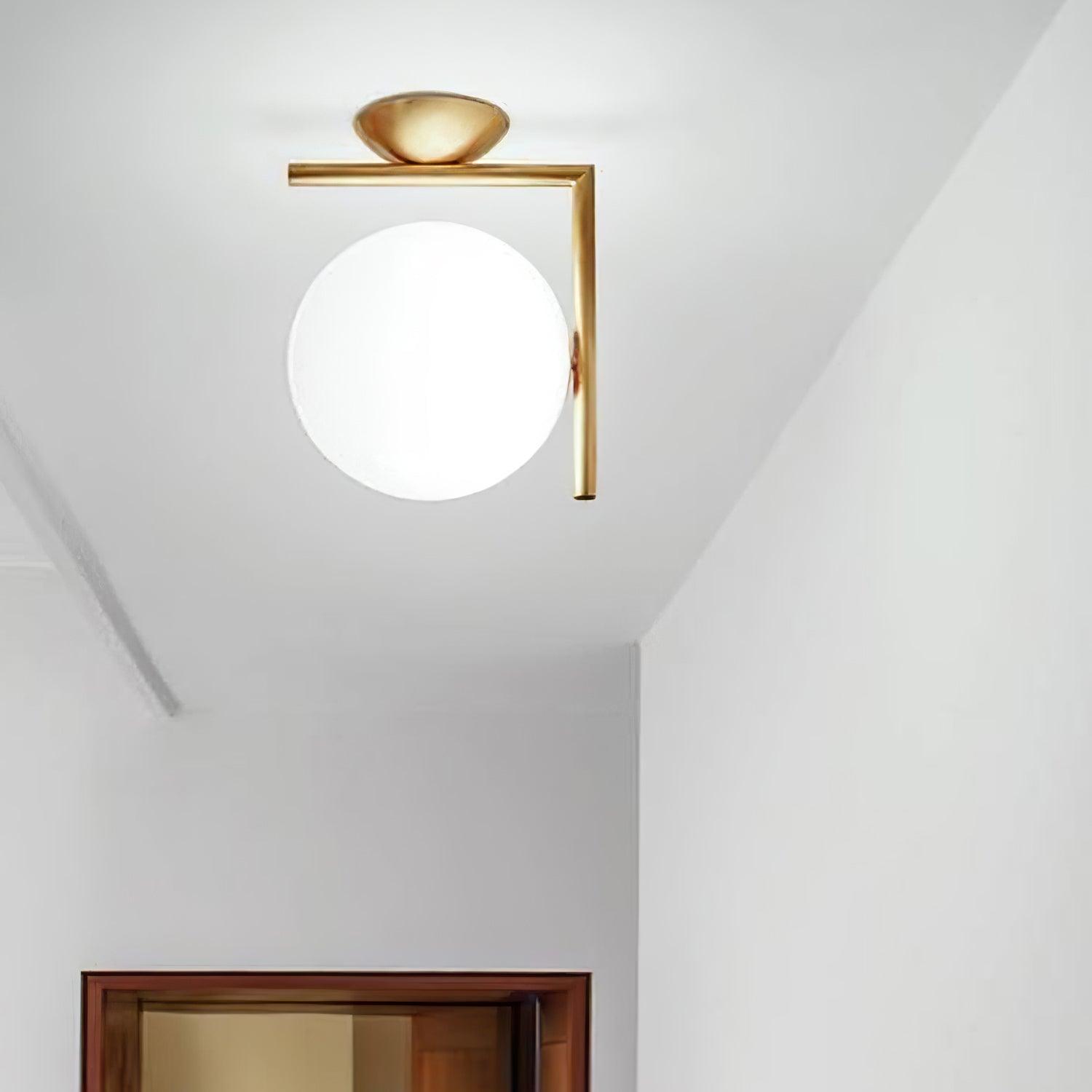 吹きガラス オパール ガラス ウォール ランプ