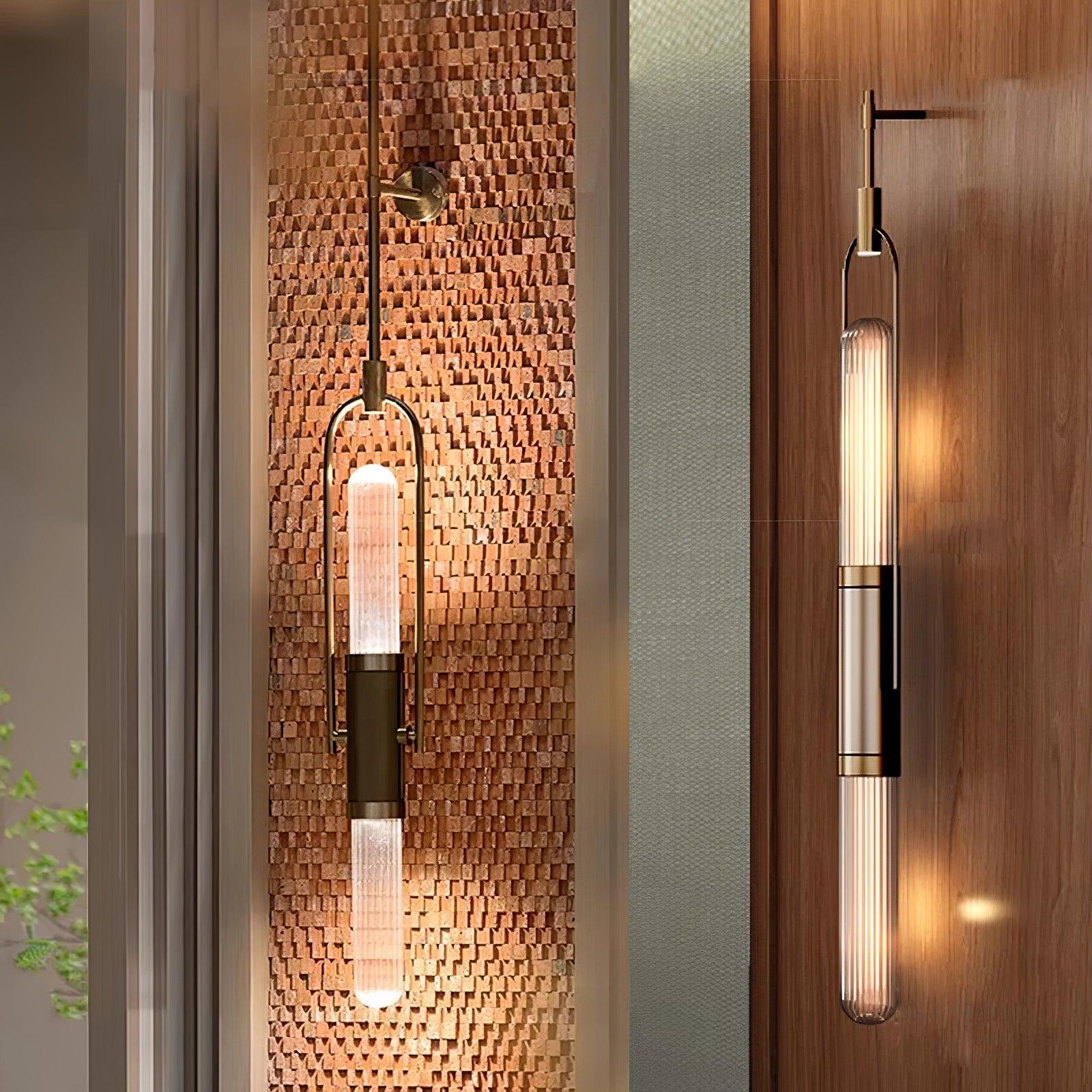 ロングアークガラスウォールランプ