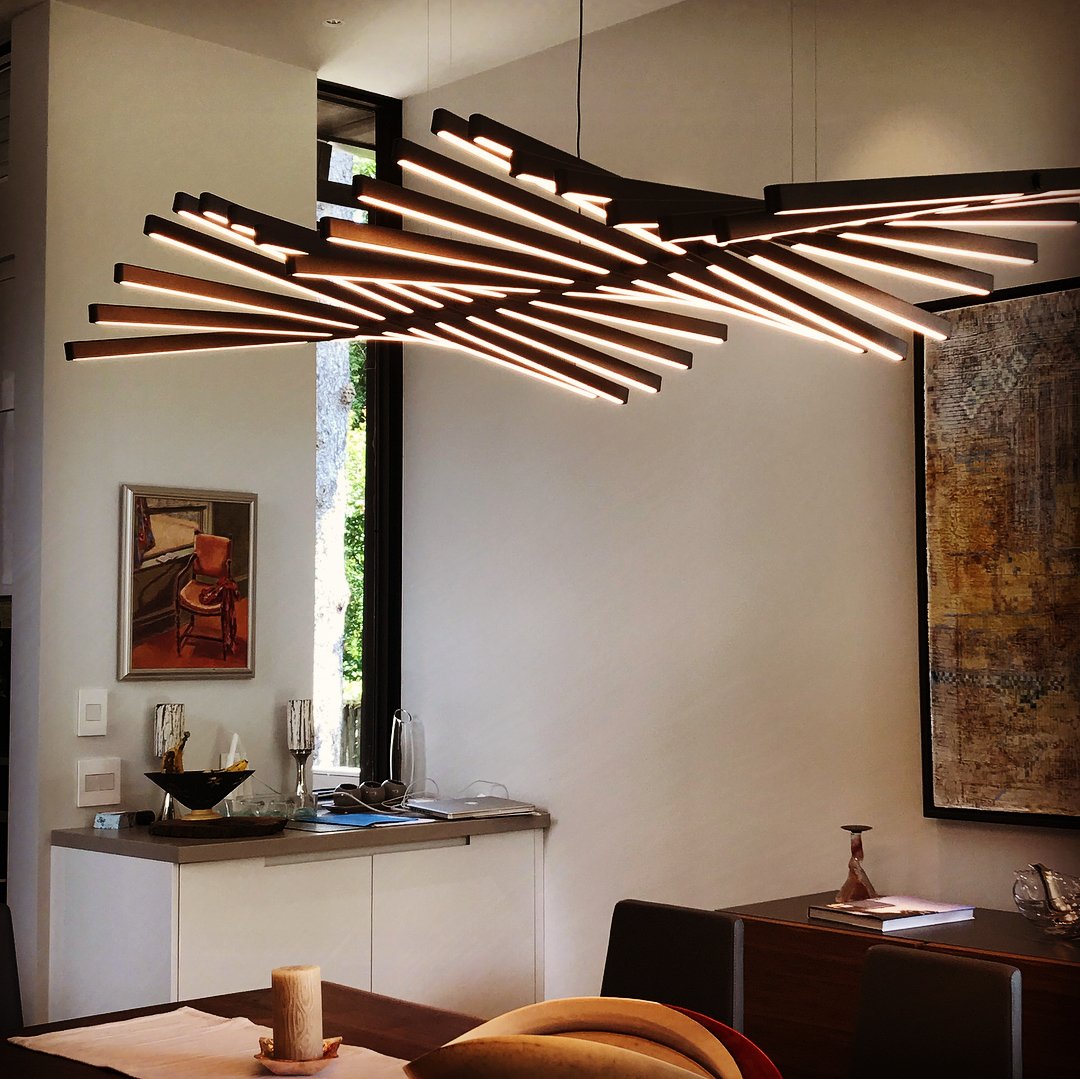 ピアノキー ブラックシャンデリア