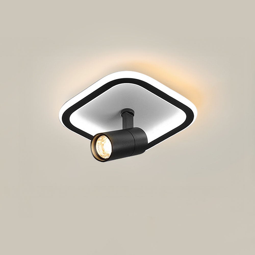 円形および正方形のLED天井トラック照明器具