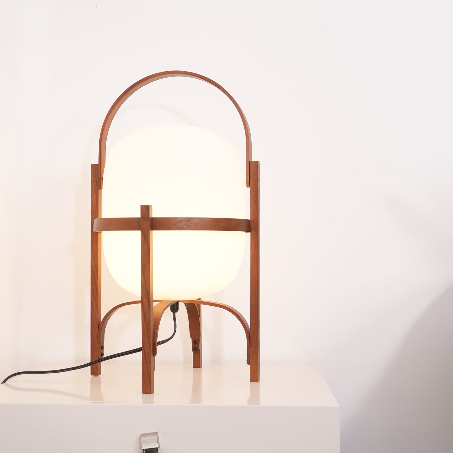 Lantern Glass Table Lamp