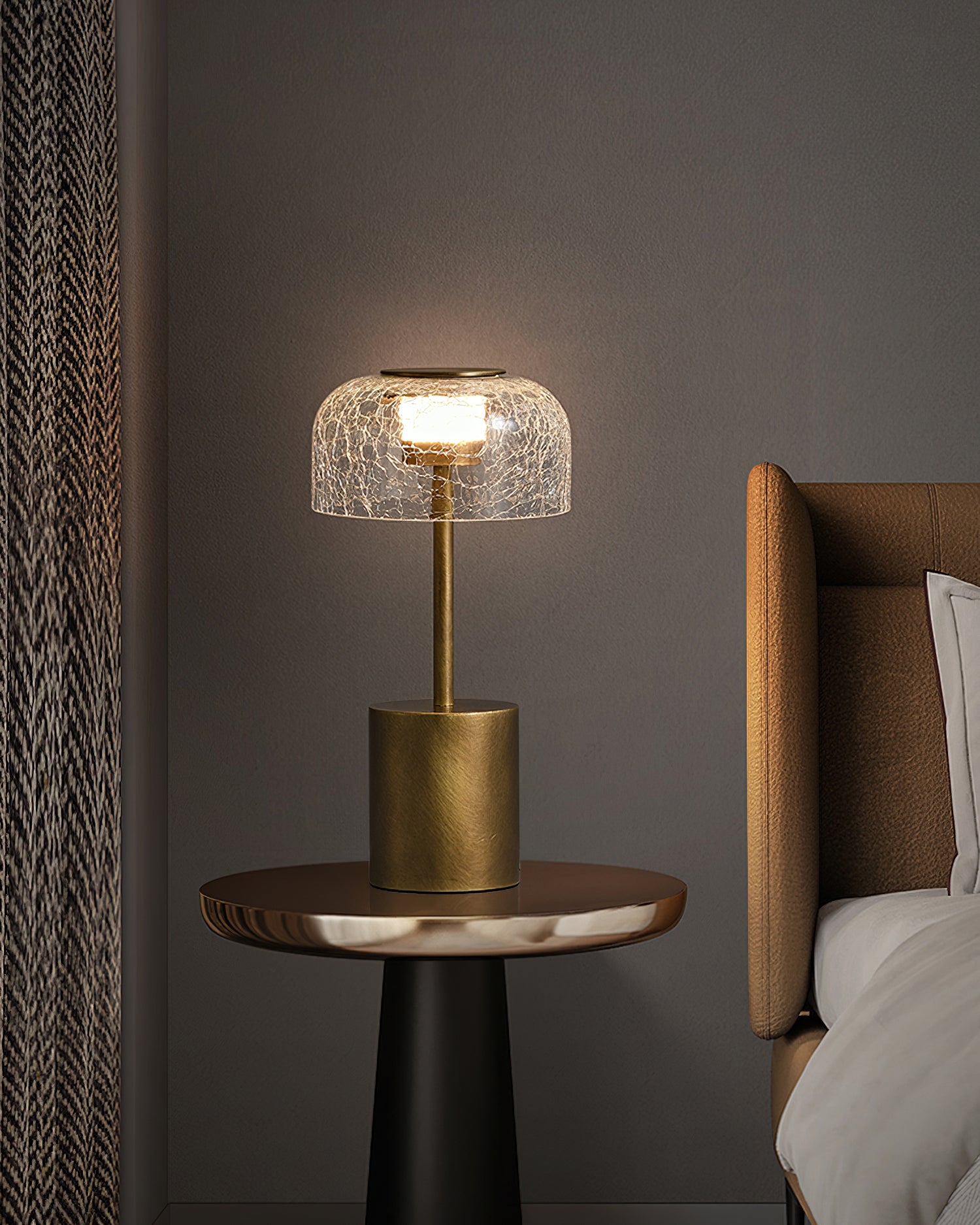 クラックル内蔵バッテリーテーブルランプ