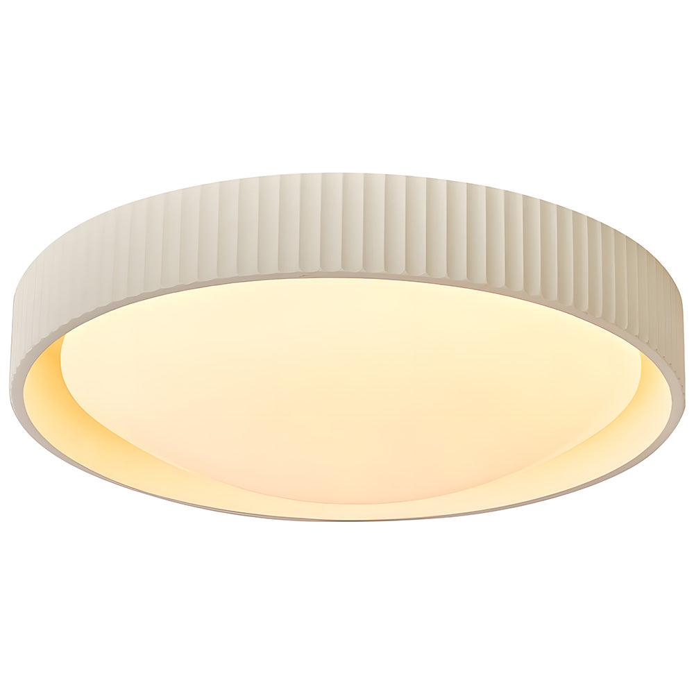 北欧風ラウンド樹脂リビングルームシーリングライト