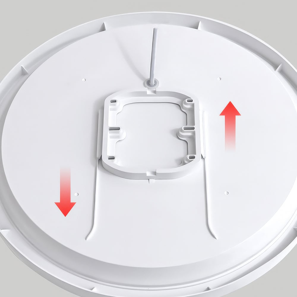 モダンな丸型ホワイトアクリルLEDリビングルーム天井照明