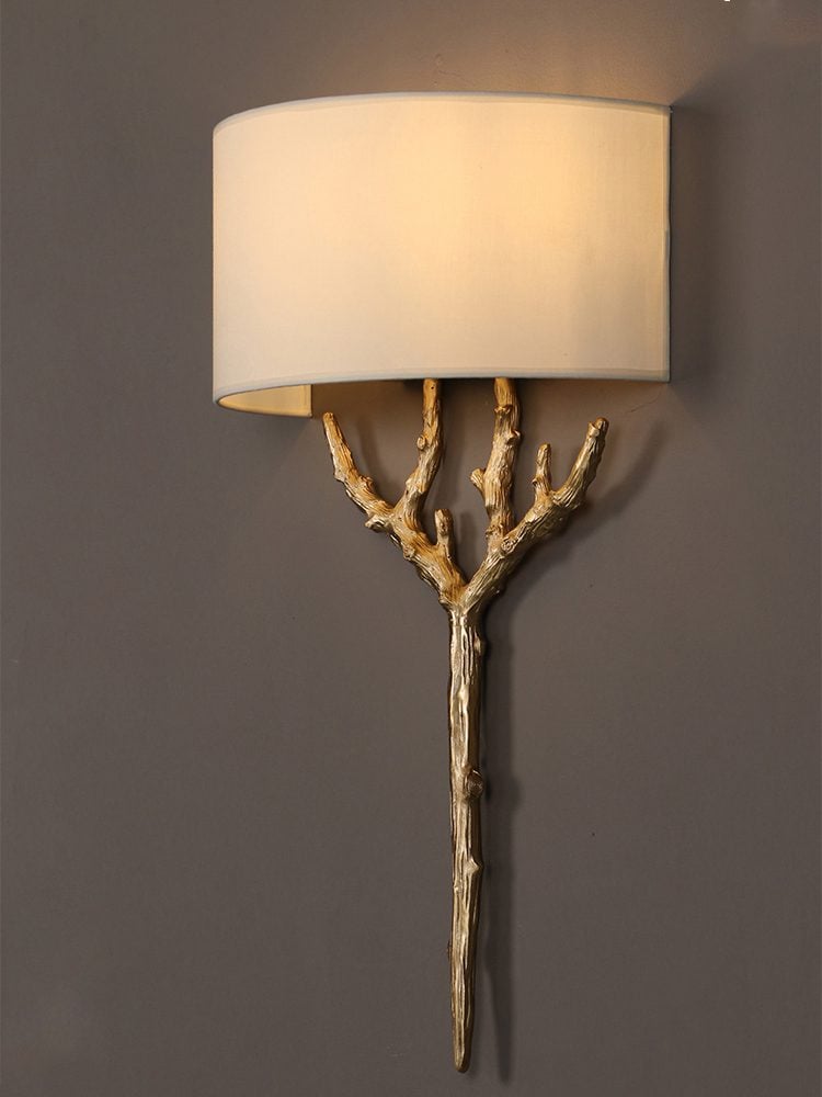 真鍮の枝ウォールランプ