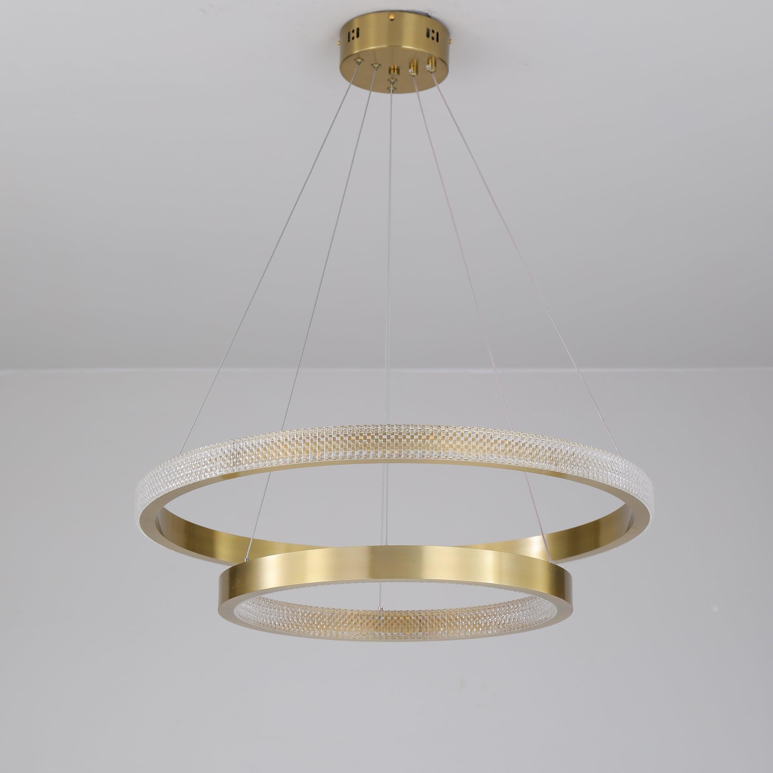 Ring Art Stairwell Chandelier