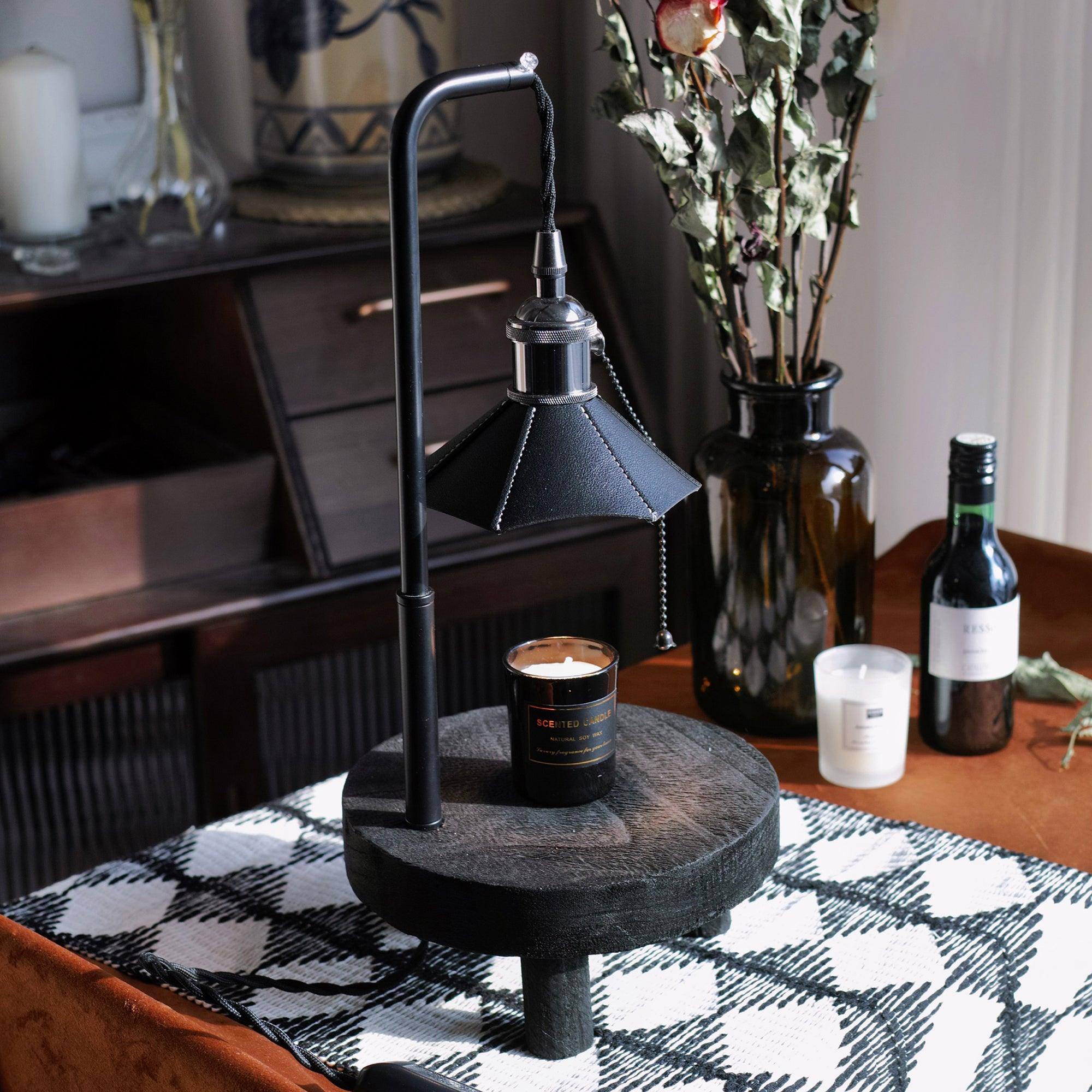 コルデロ木製スツールテーブルランプ