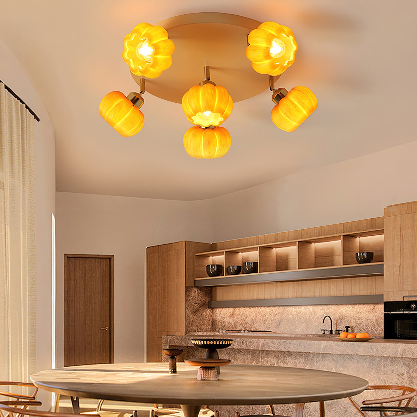 パンプキンシーリングランプ