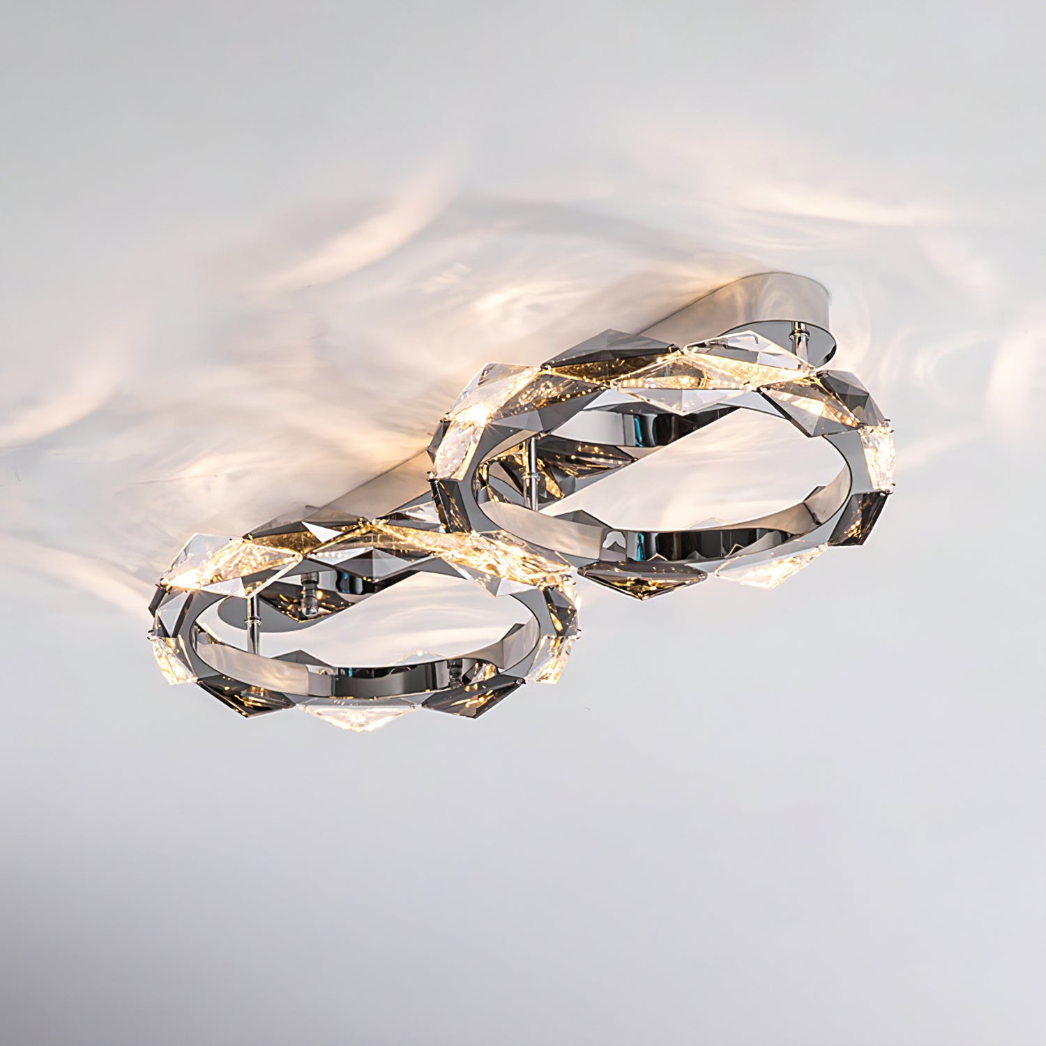 Rhombus Crystal Ceiling Lamp