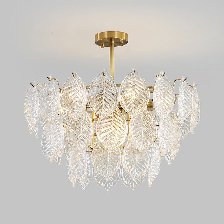 Leaf Glass Chandelier