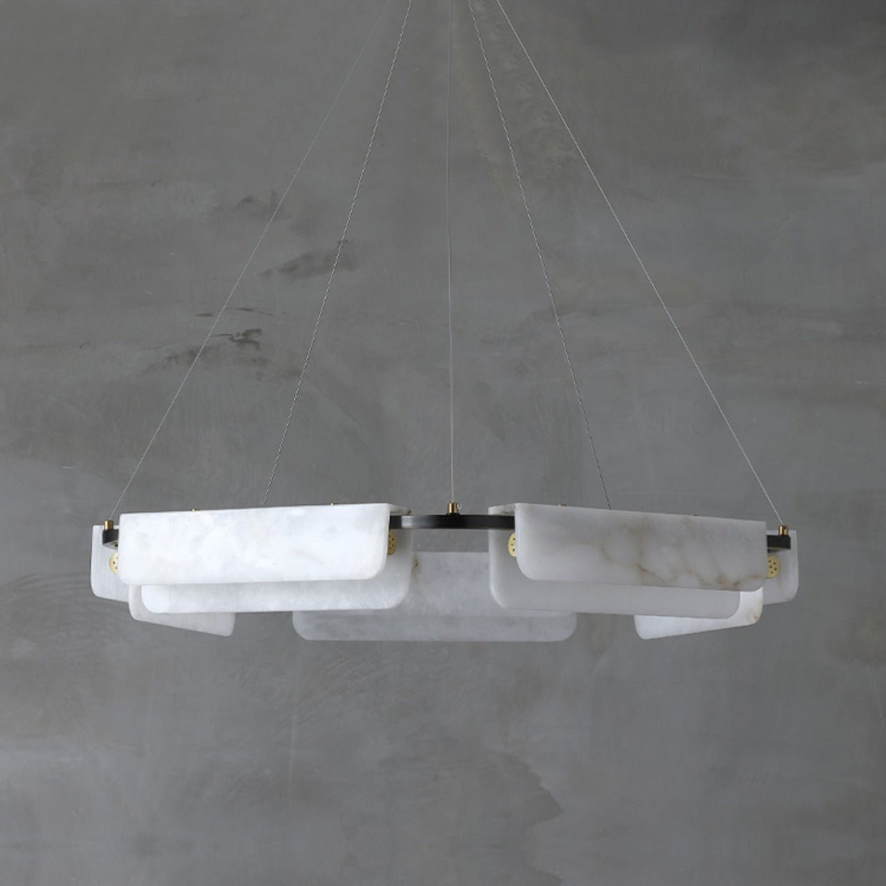 Delia Alabaster Chandelier