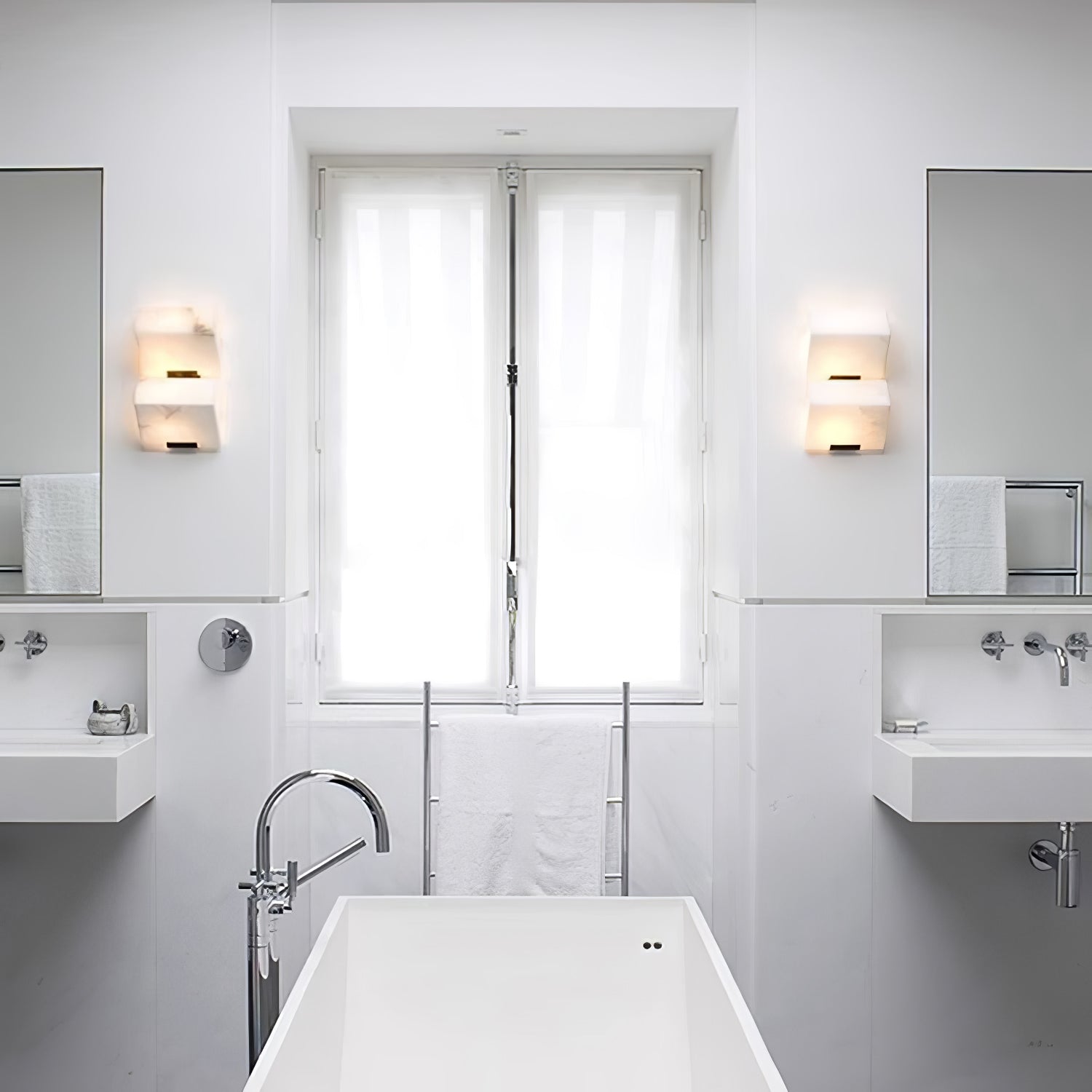 アラバスター階段ウォールランプ