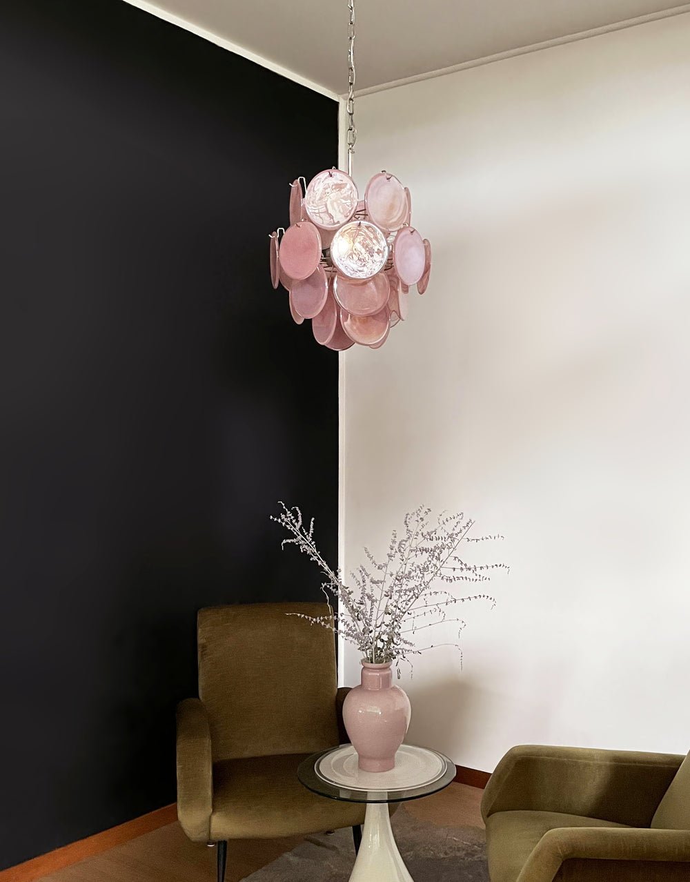 Loire Valley Glass Chandelier