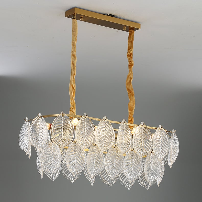 Leaf Glass Chandelier
