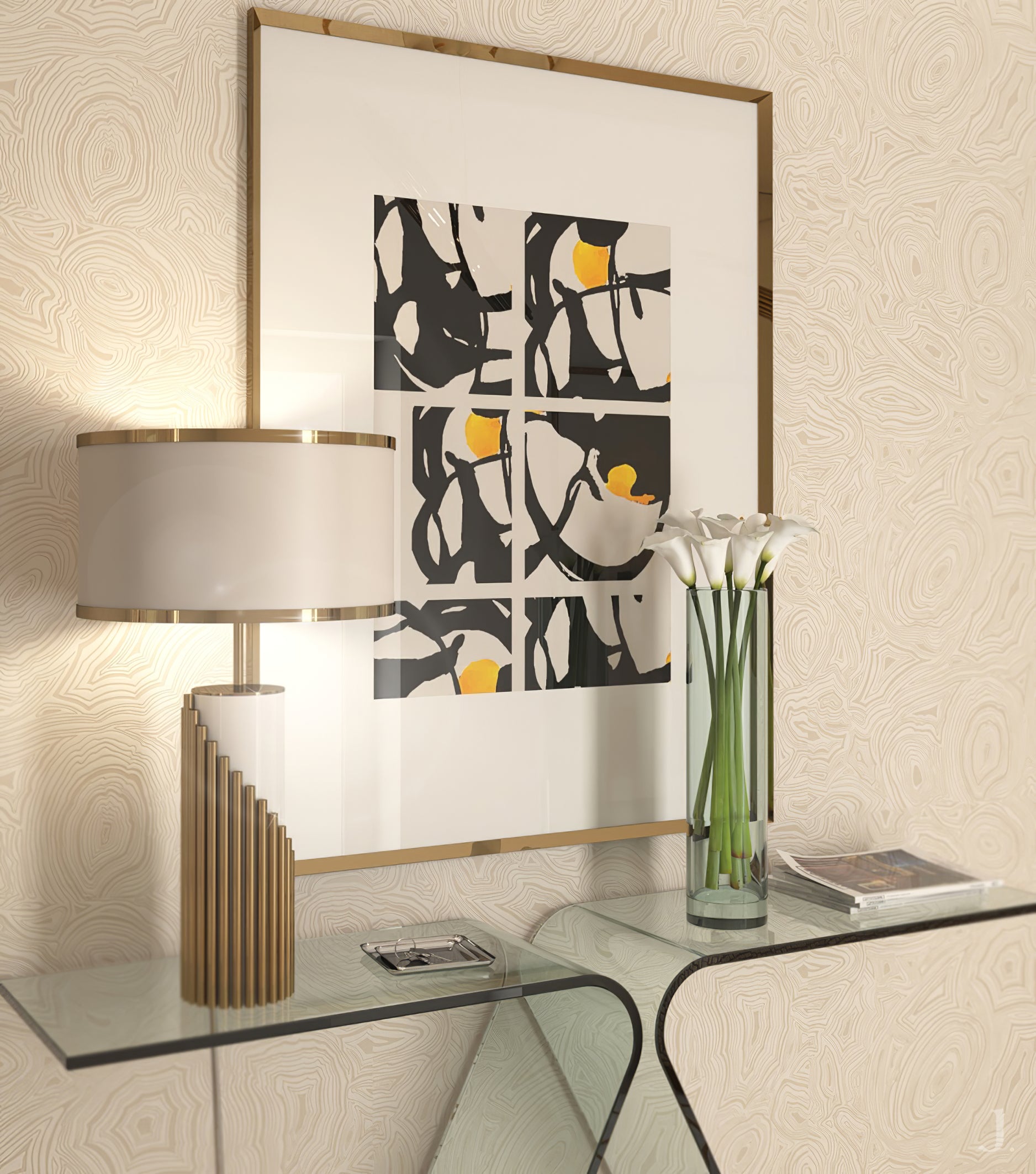 ストリームラインテーブルランプ