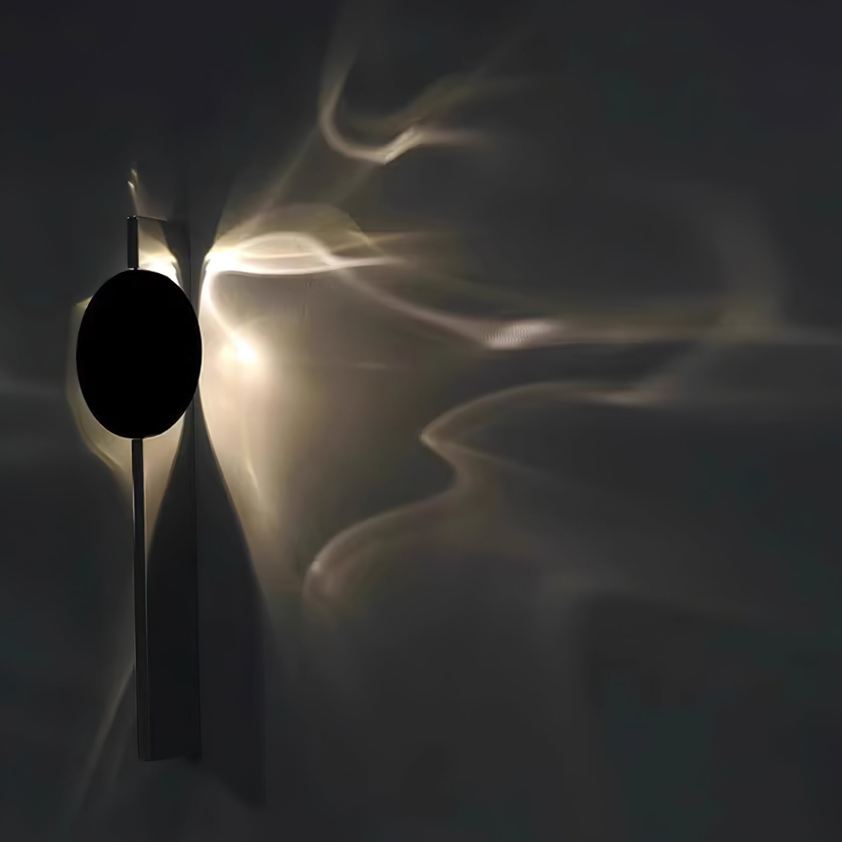 クリエイティブな光と影のウォールランプ