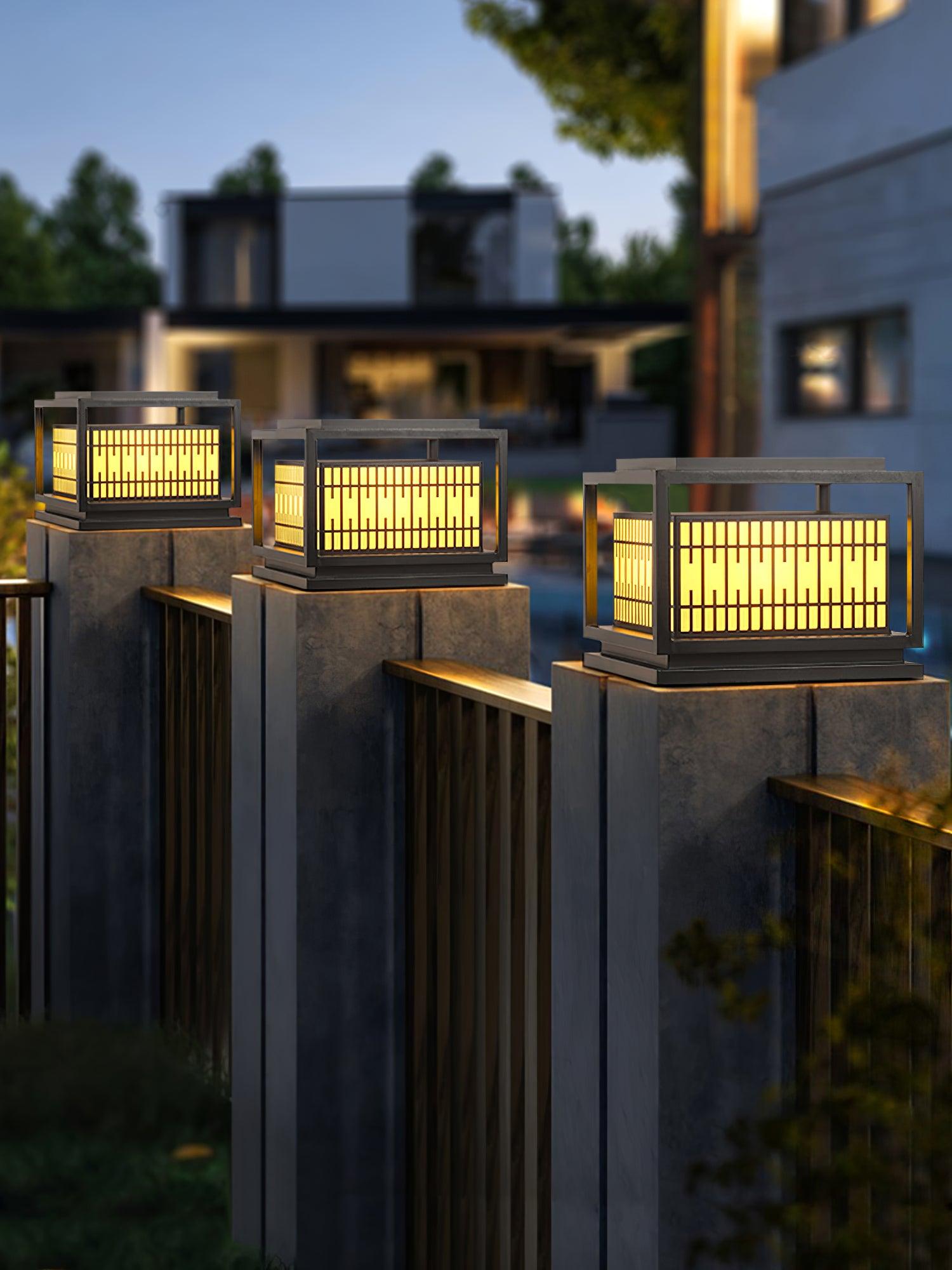 ウィンドウグリル屋外ポストライト