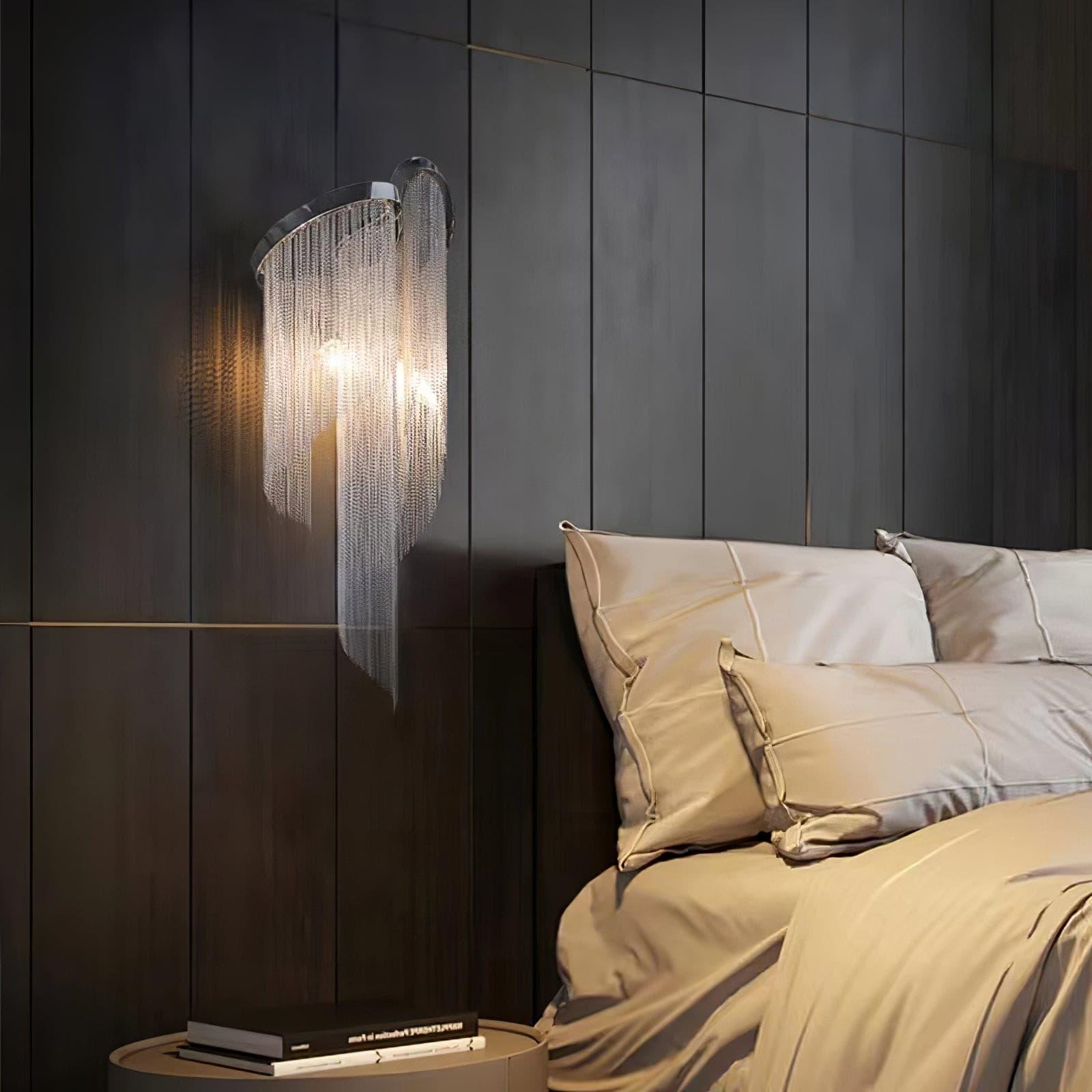 チェーンタッセルウォールランプ