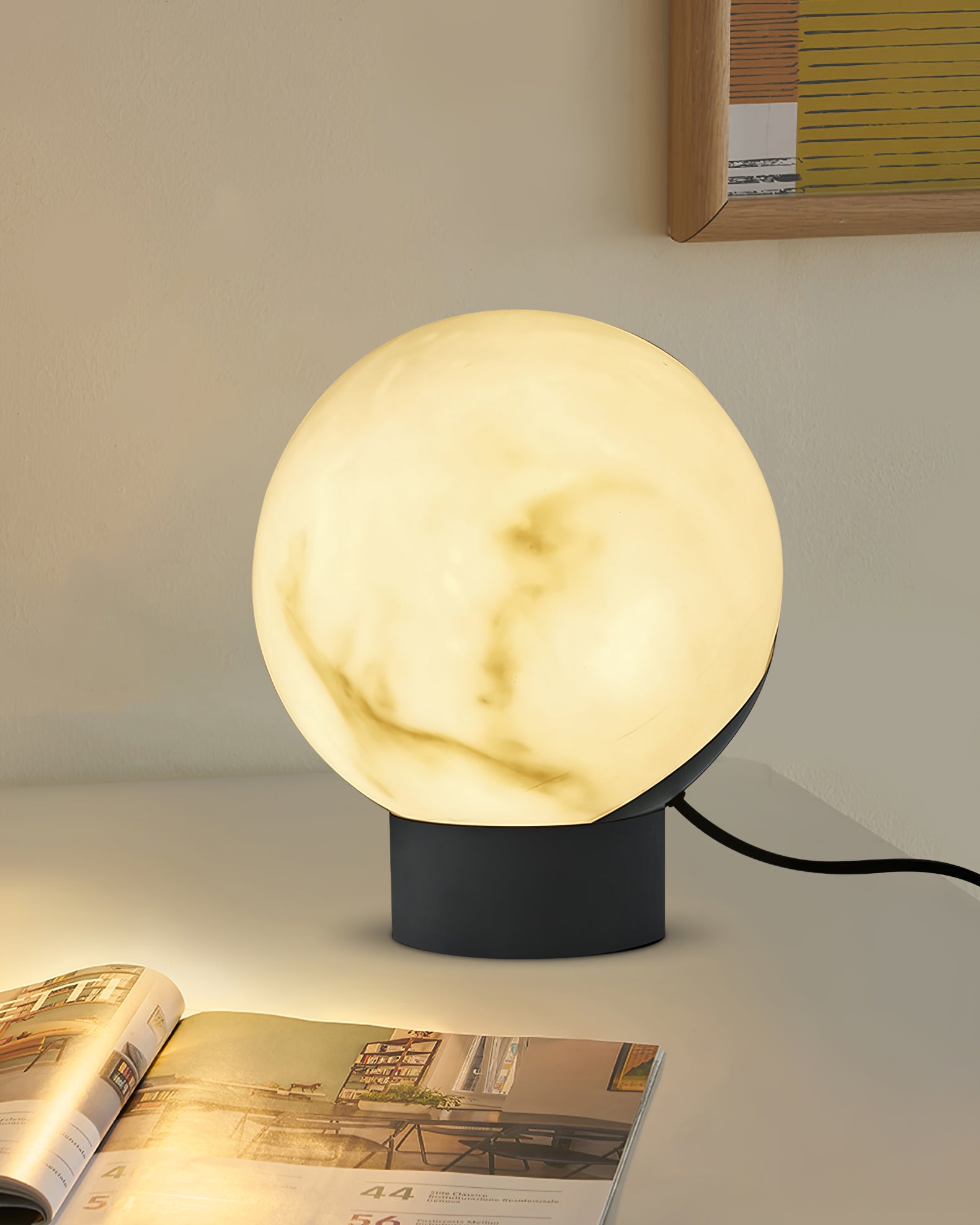 Varasteh Alabaster Table Lamp