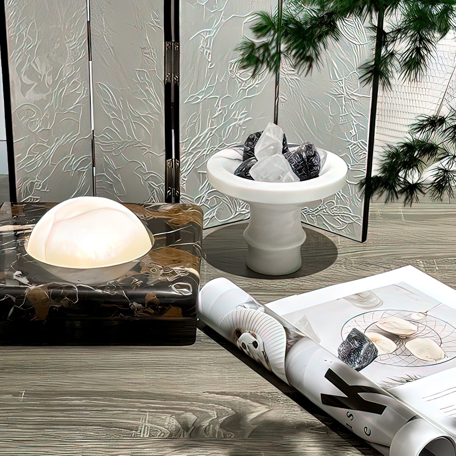 Eaton Table Lamp (built-in battery)