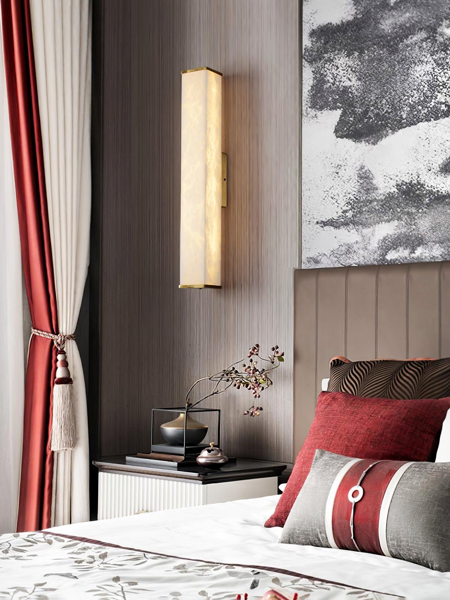 直方体アラバスターウォールライト