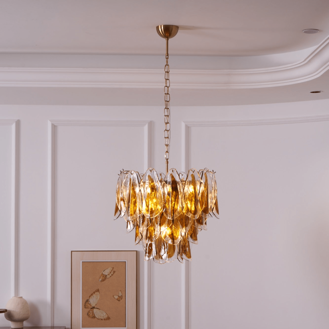 Solviva Glass Chandelier