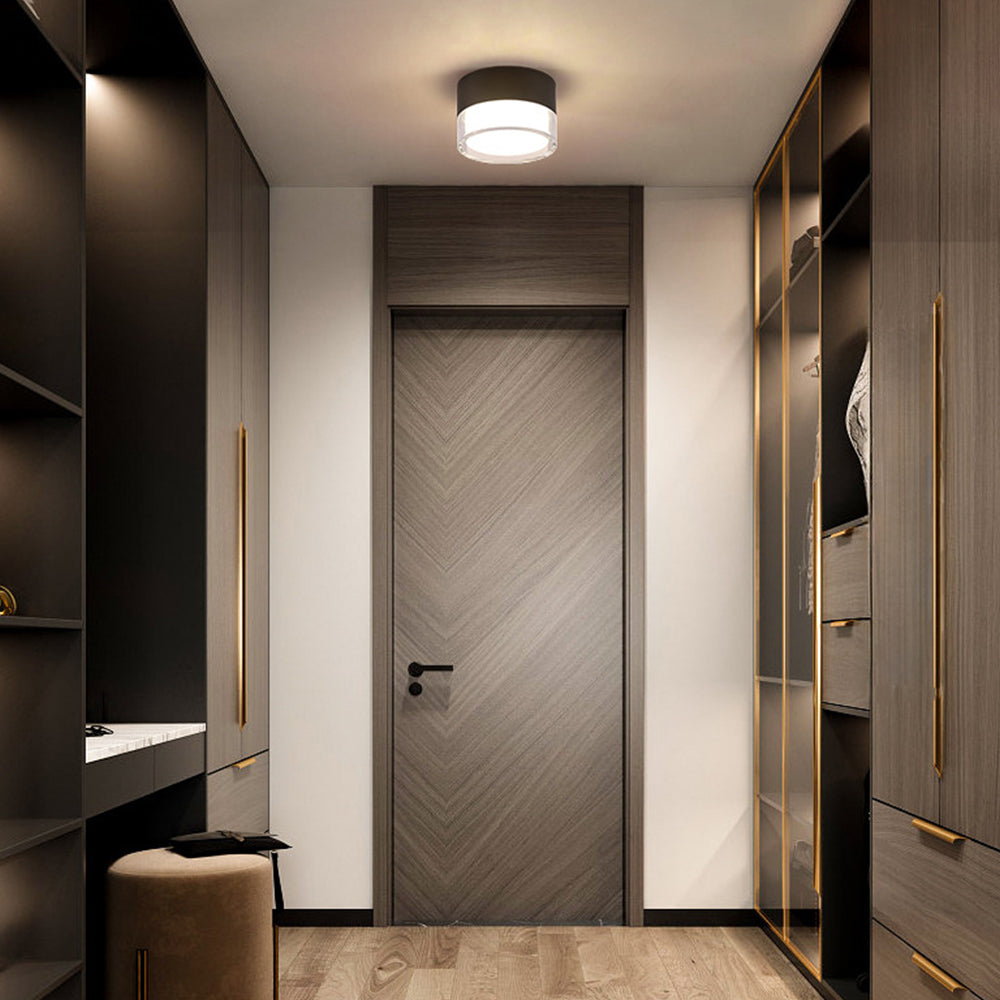 コンパクトな白黒廊下用LEDシーリングダウンライト