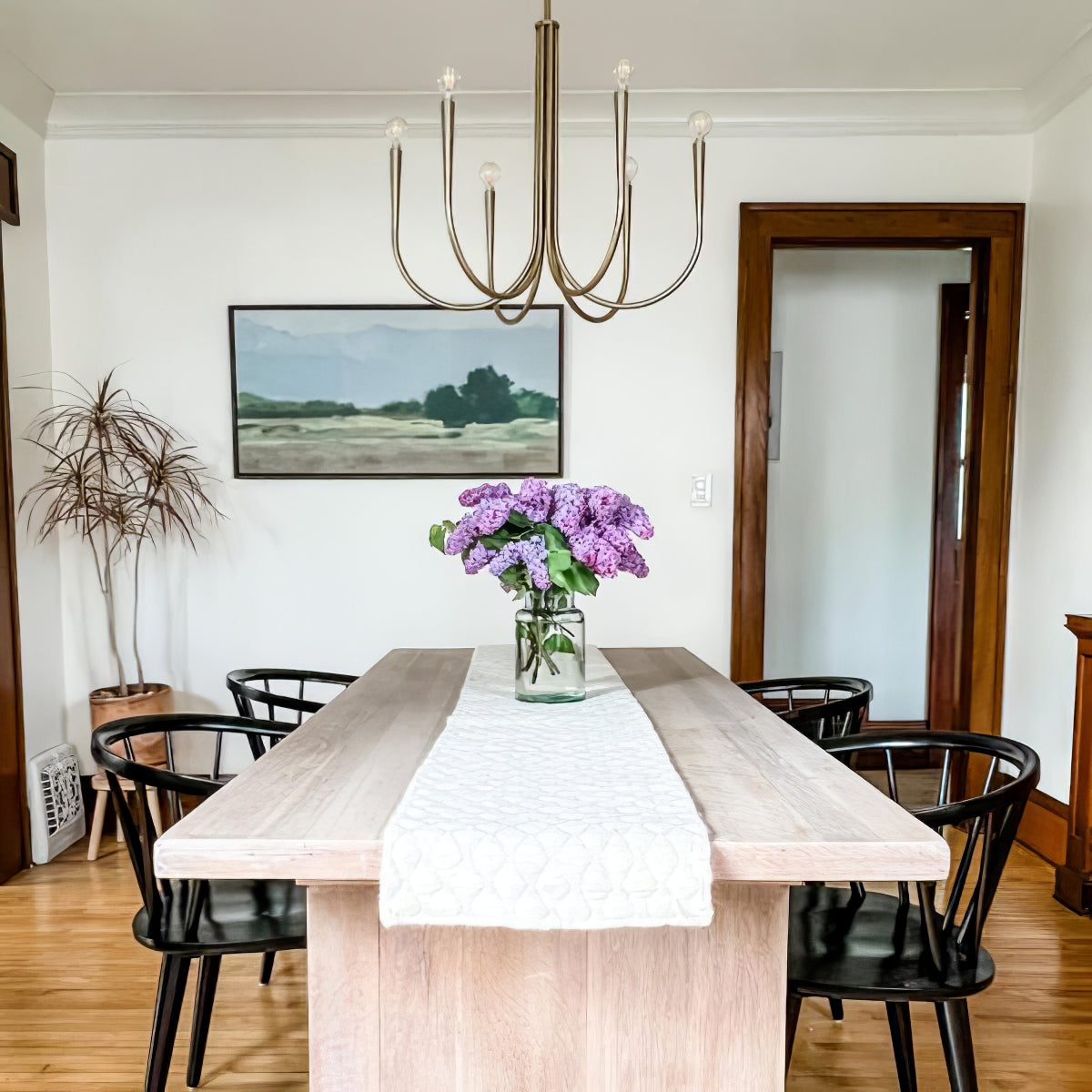 Swoop Arm Chandelier