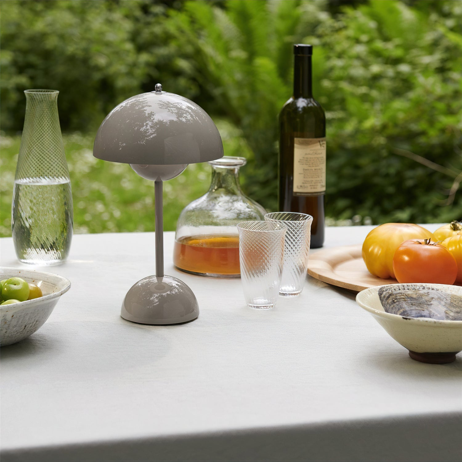 植木鉢ポータブルテーブルランプ