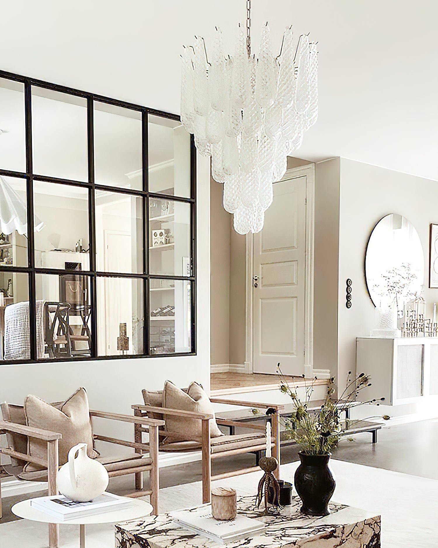 Graniglia Glass Chandelier